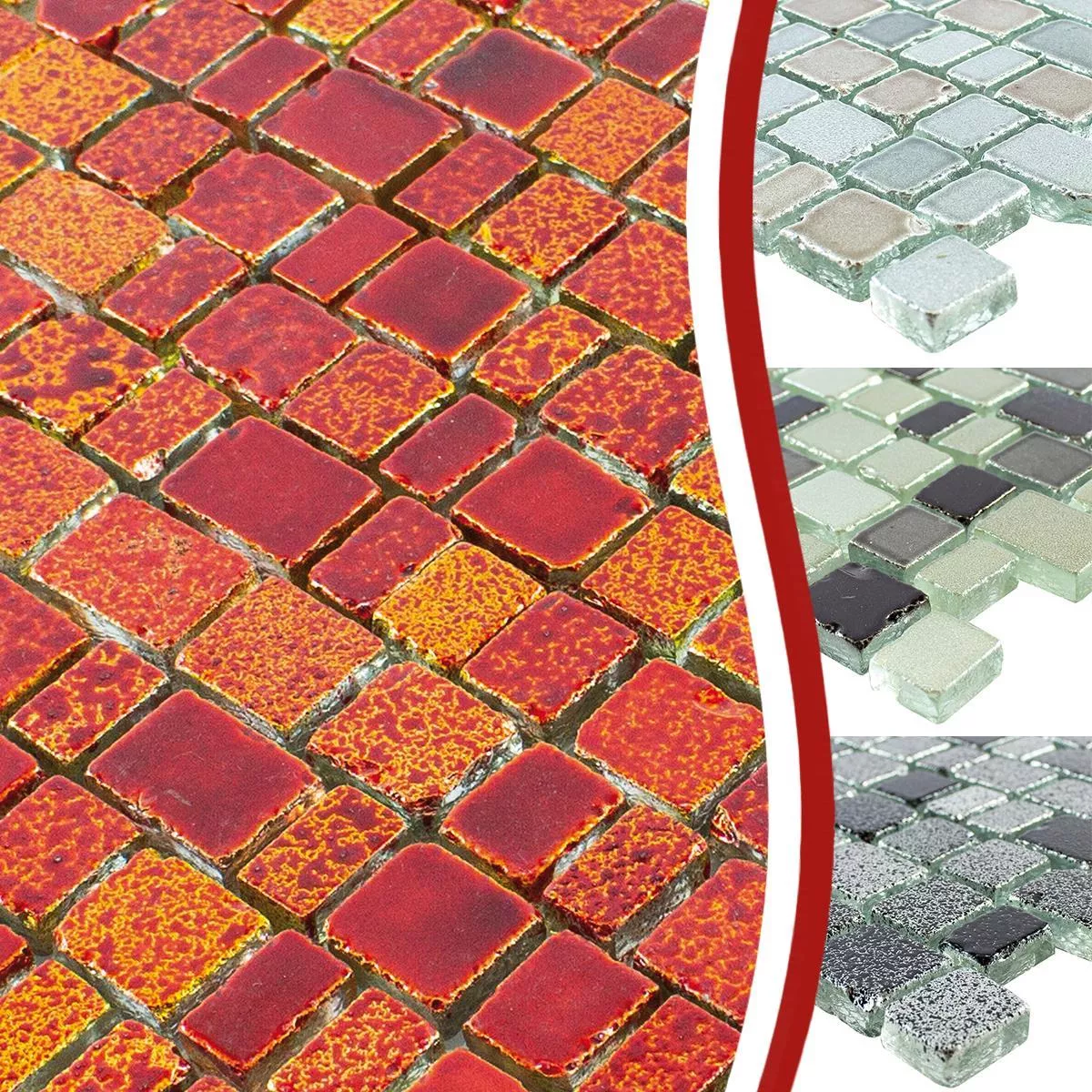 Sample Glass Mosaic Tiles Economy