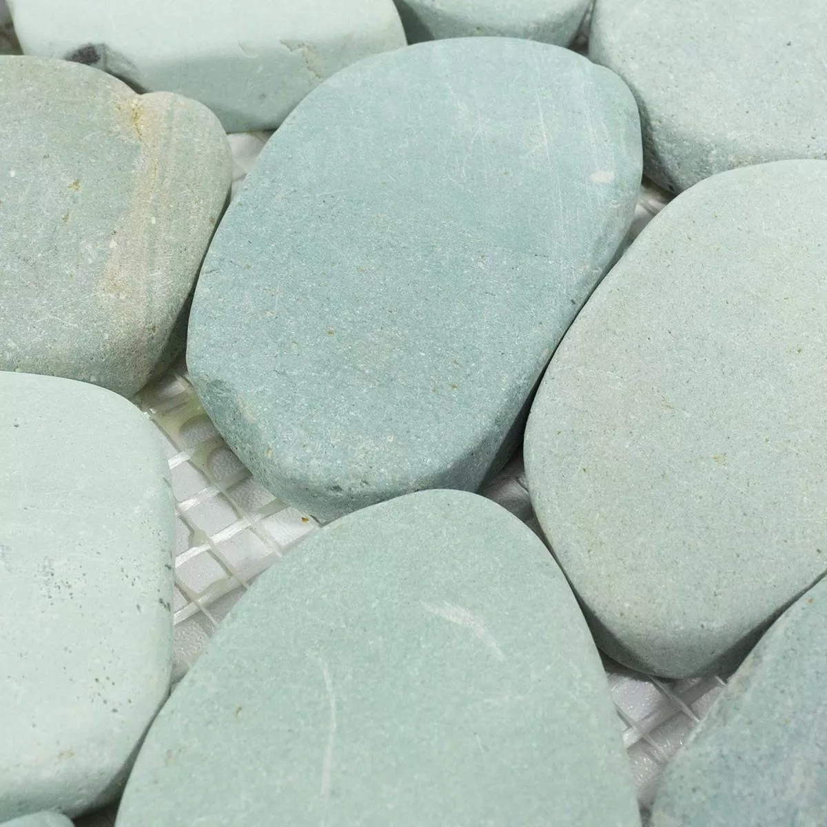 Próbka Kamień Otoczak Kamień Naturalny Mozaika W Plasterkach Green Oasis