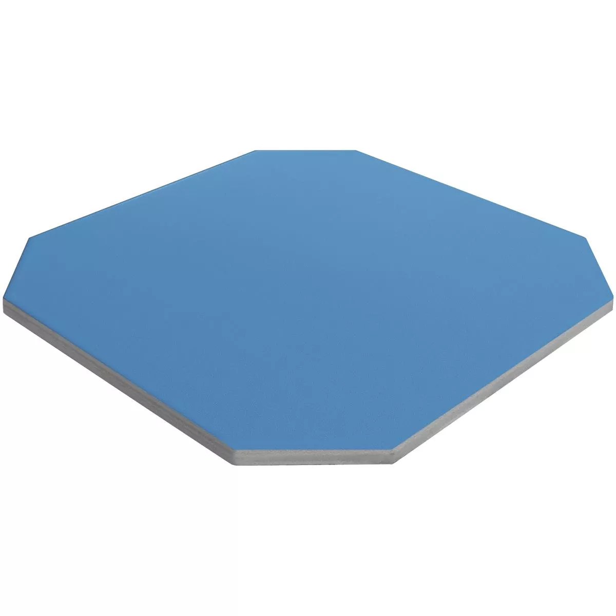 Πορσελάνινα Σκεύη Πλακάκια Genexia Uni Μπλε Οκτάγωνο 20x20cm