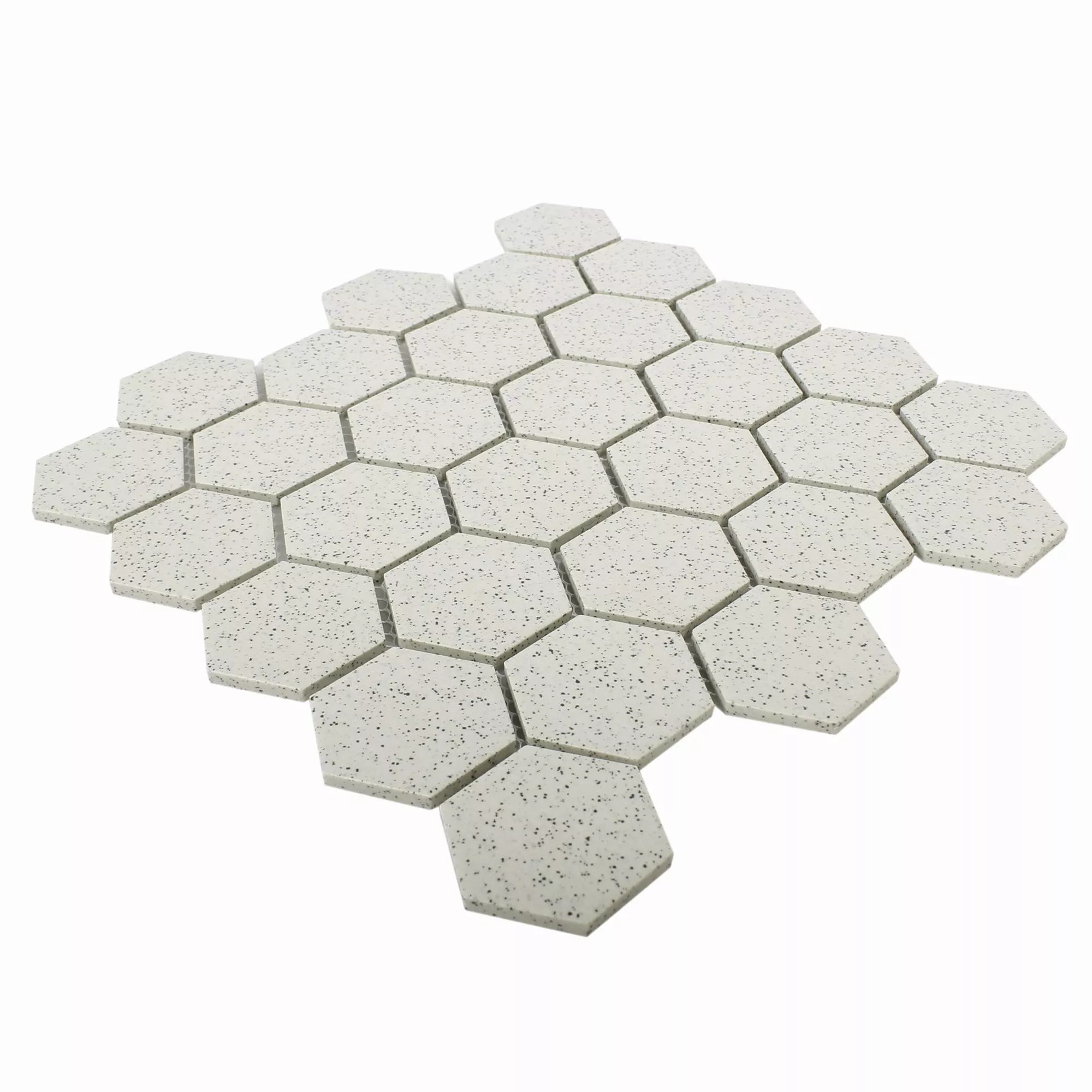 Sample Ceramic Mosaic Tiles Luanda Beige Hexagon 51