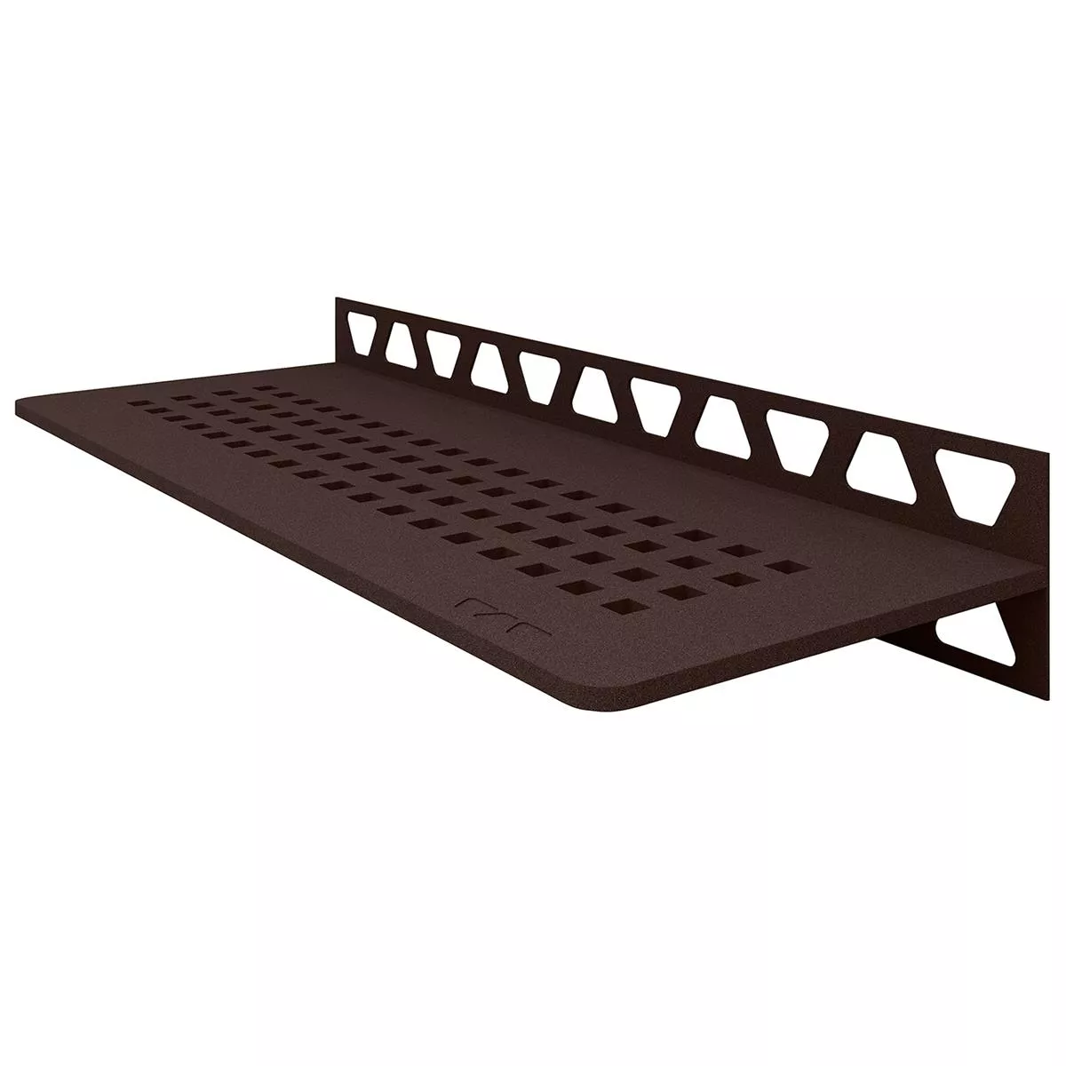 Shower shelf wall shelf Schlüter Rectangle 30x11.5cm Square Bronze Shower shelf wall shelf Schlüter Rectangle 30x11.5cm Square Bronze