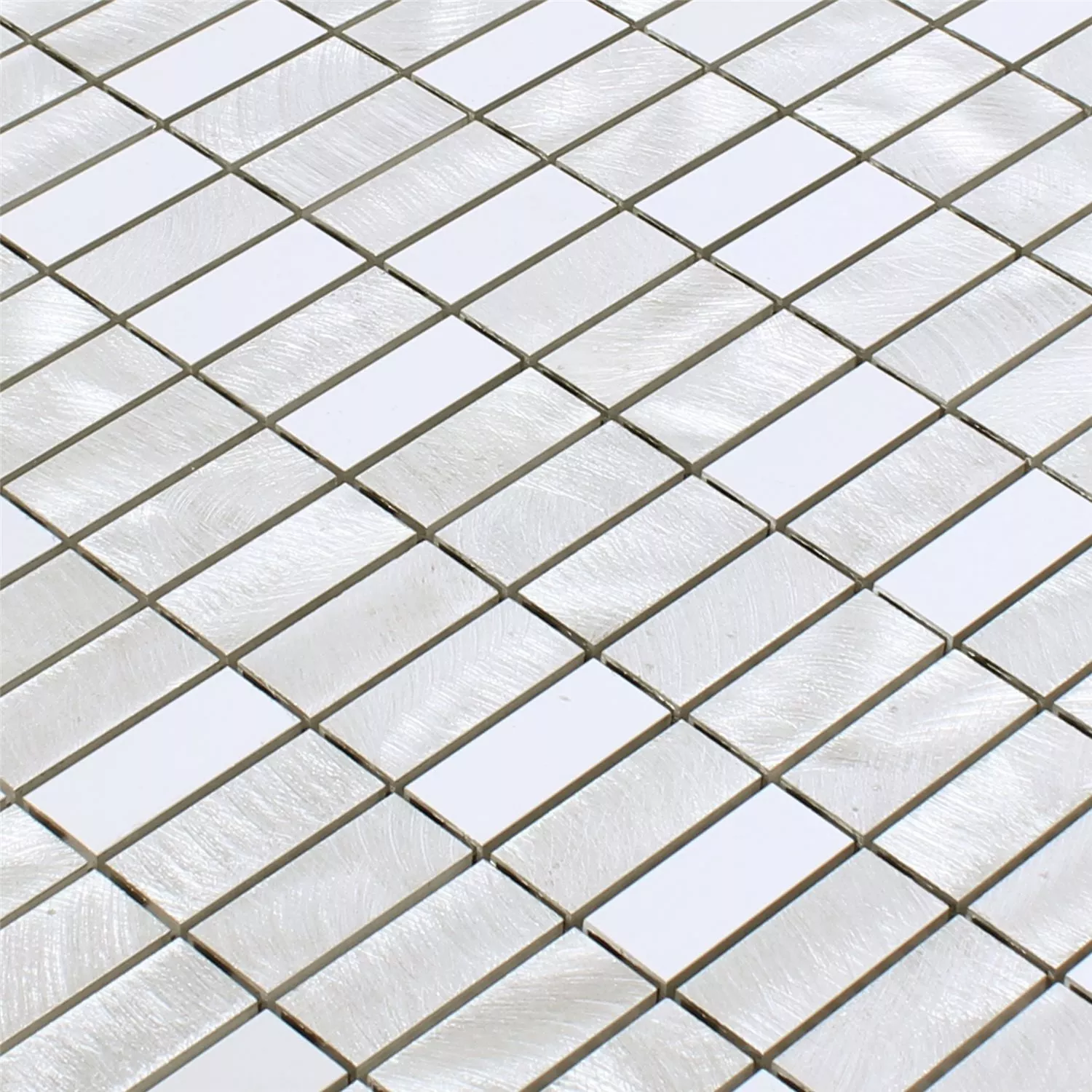 Mønster fra Mosaikkfliser Aluminium Arriba Sølv