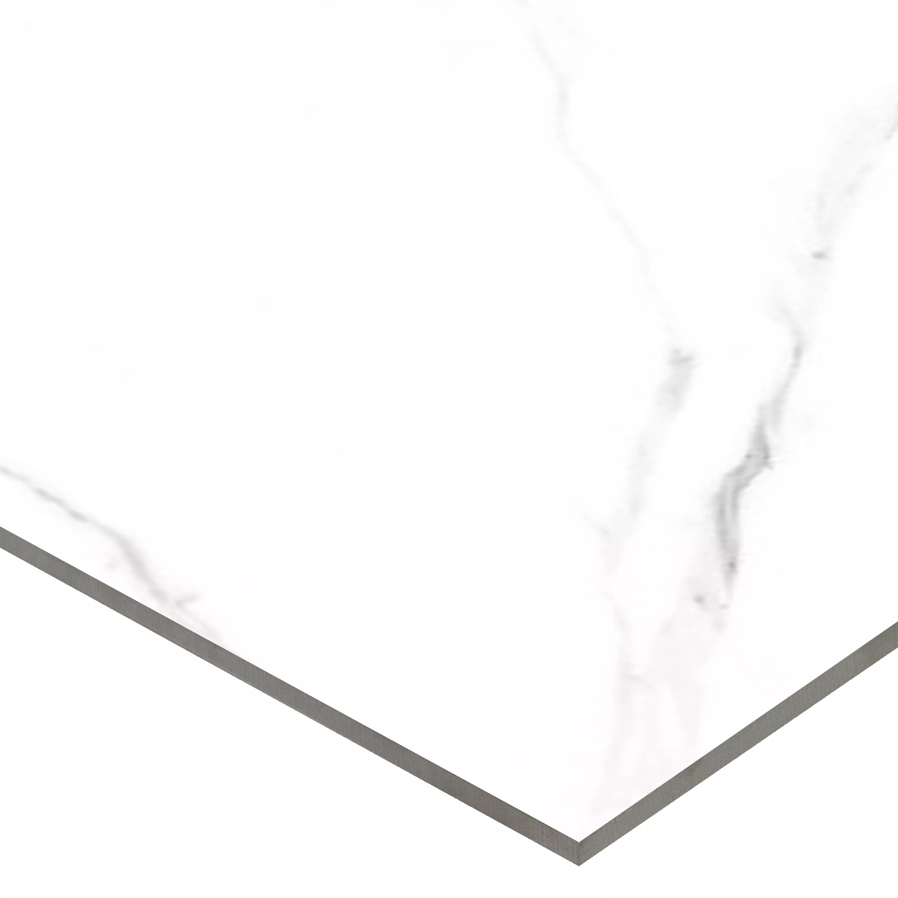 Ladrilhos Serenity Aparência de Mármore Polido Branco 60x60cm