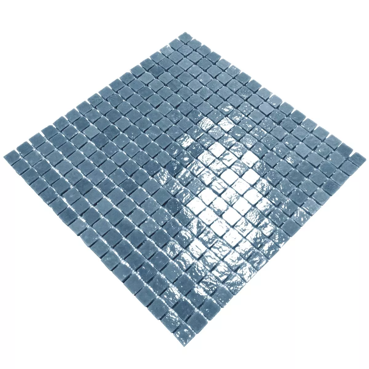 Sample Glass Mosaic Tiles Havana Pacific Blue