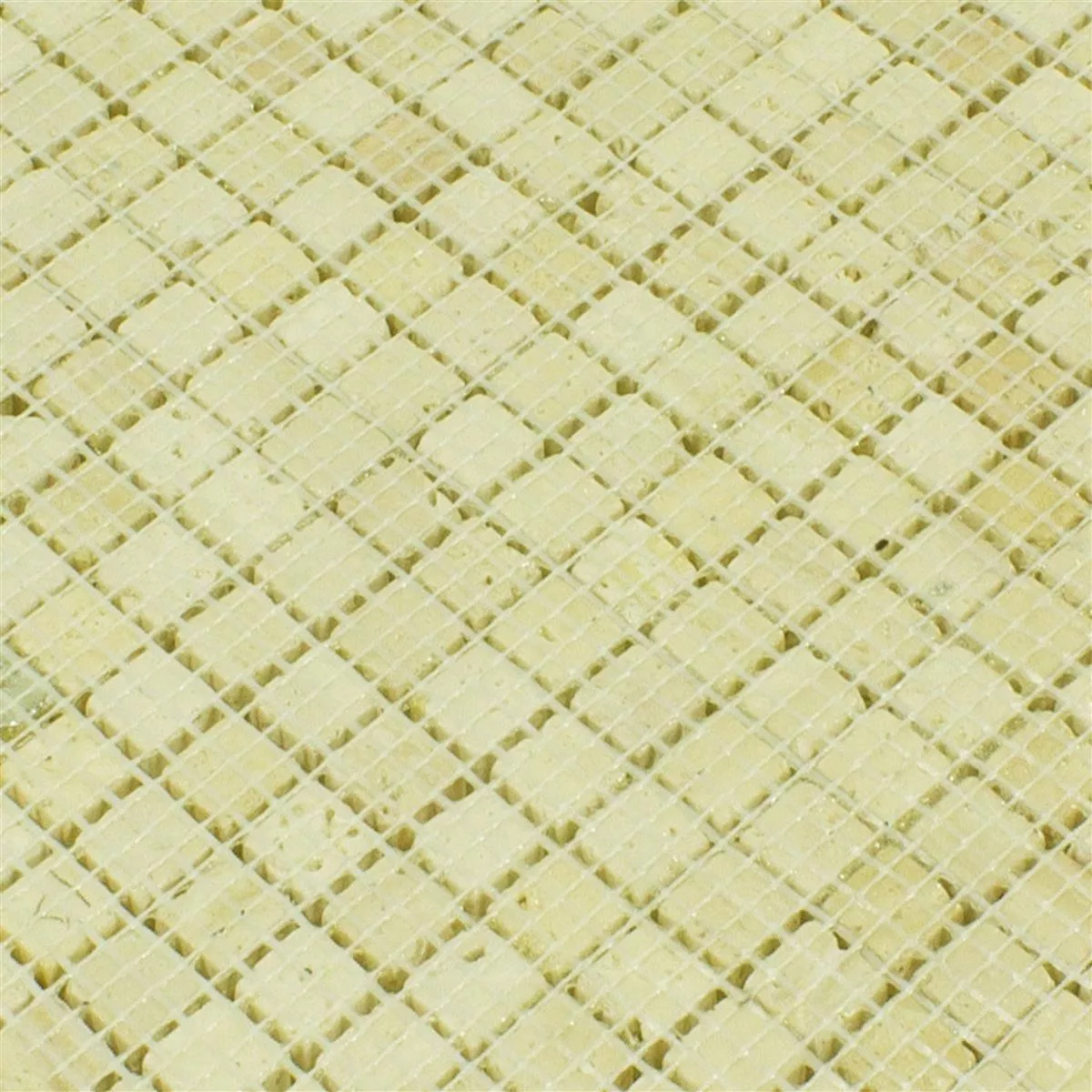 Marble Natural Stone Mosaic Tiles Antika Mix Gold Creme