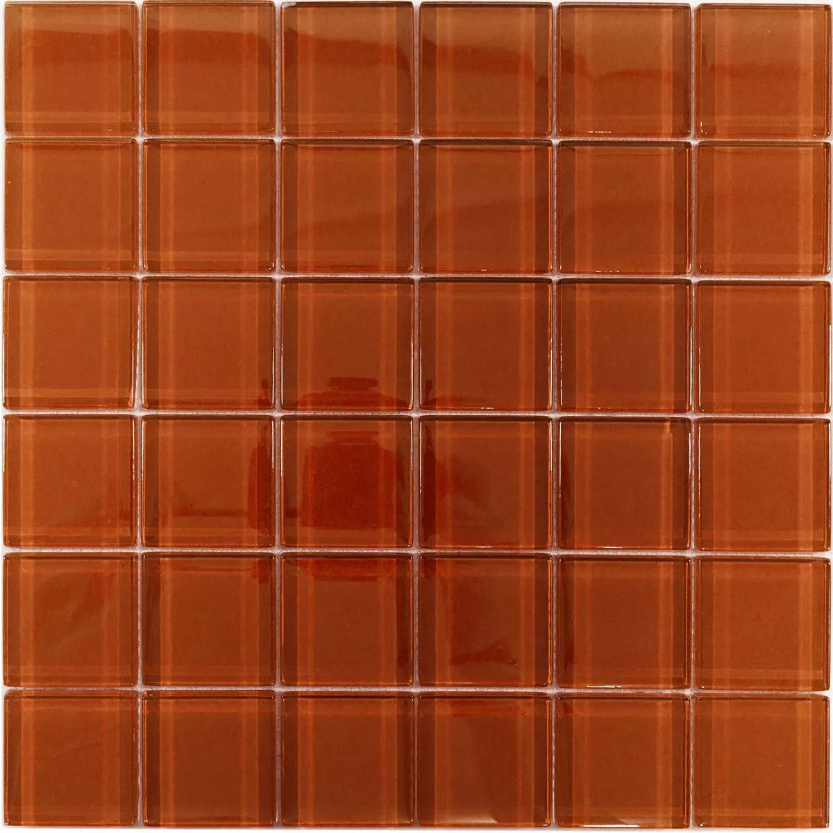 Vzorek Skleněná Mozaika Dlaždice Melmore Červená