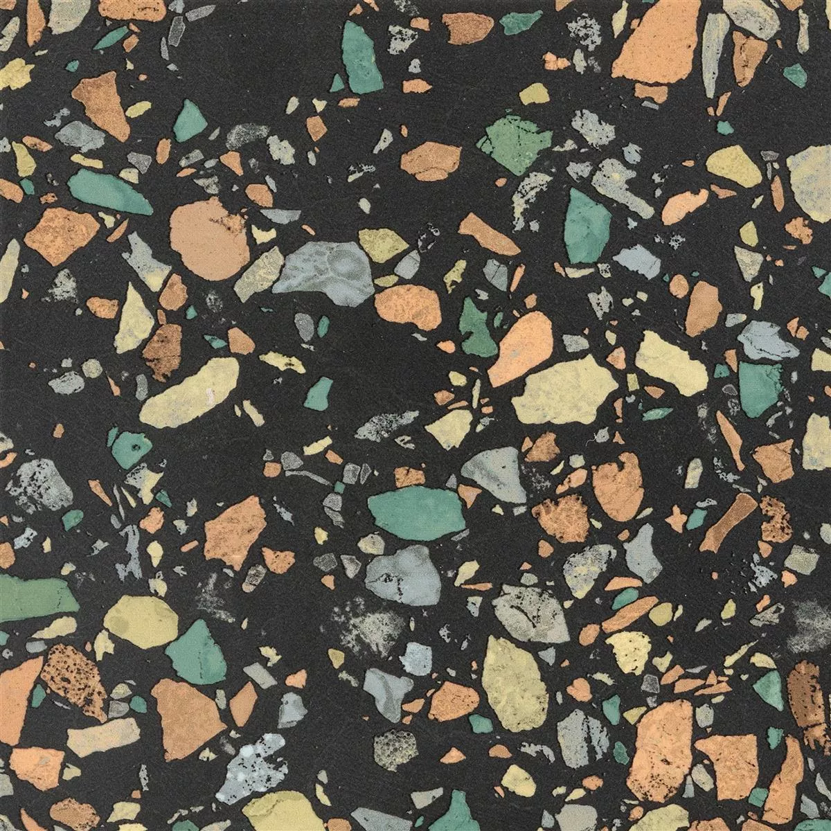 Podne Pločice Liberty Šarena Crna 18,5x18,5cm