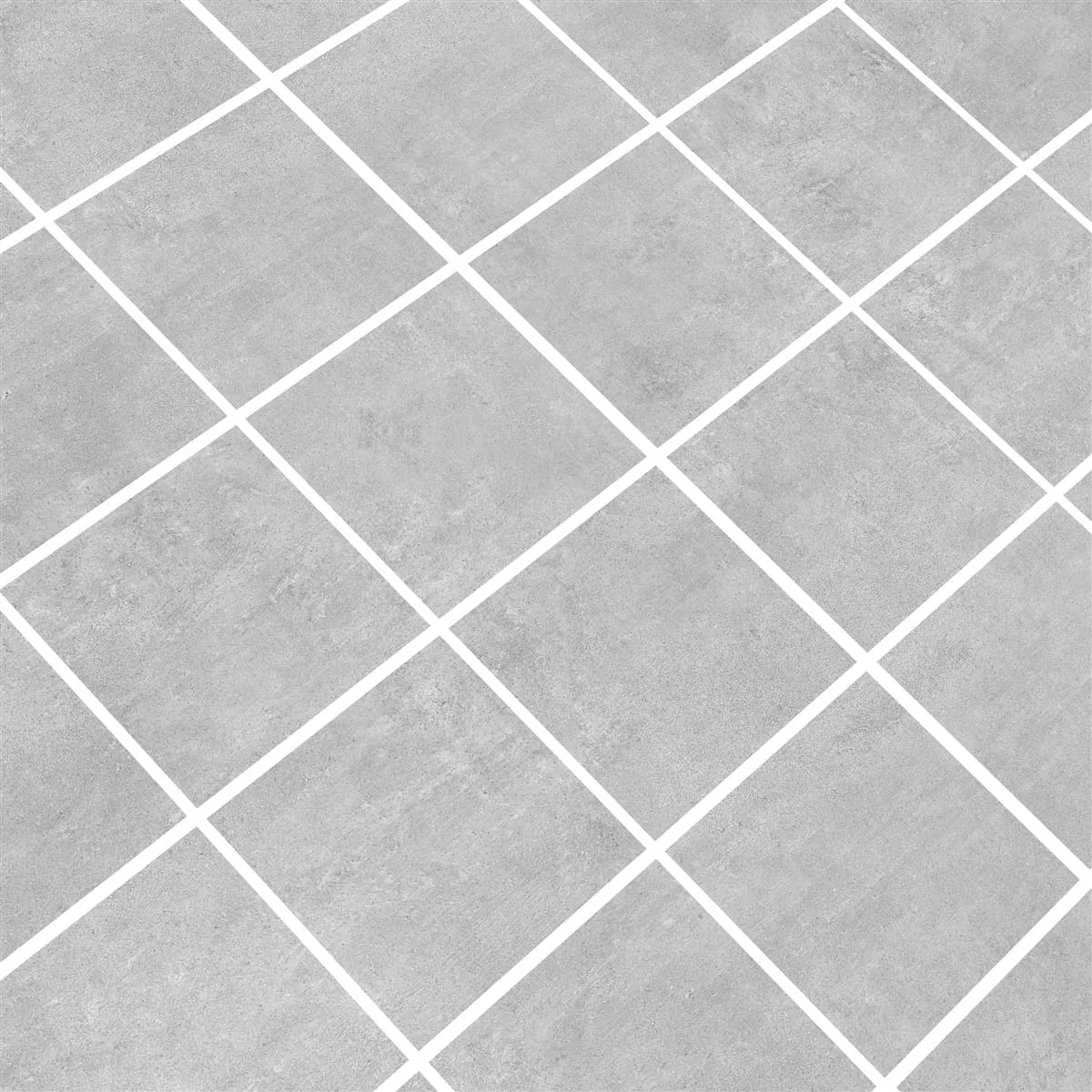 Mosaikfliese Cairo Grau Quadrat 6mm