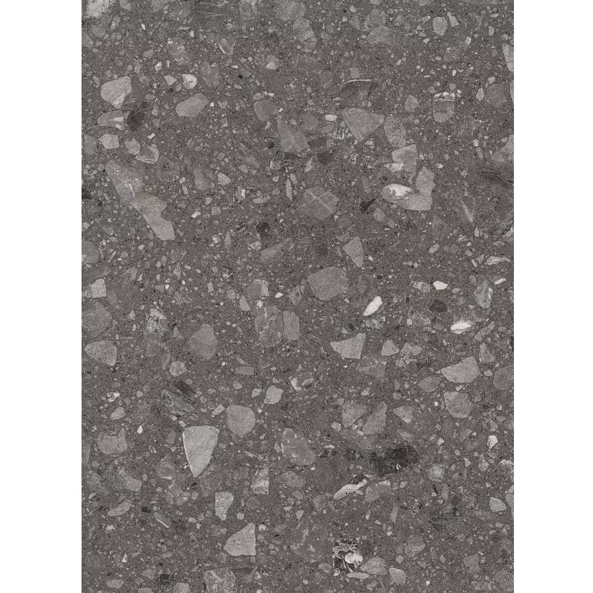 Floor Tiles Porcelain Stoneware Lugano Anthracite 60x120 cm