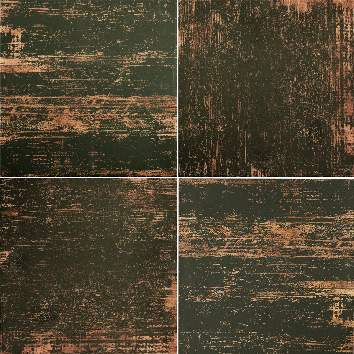 Floor Tiles Vintage Wood R10 Dark Brown 18,5x18,5cm