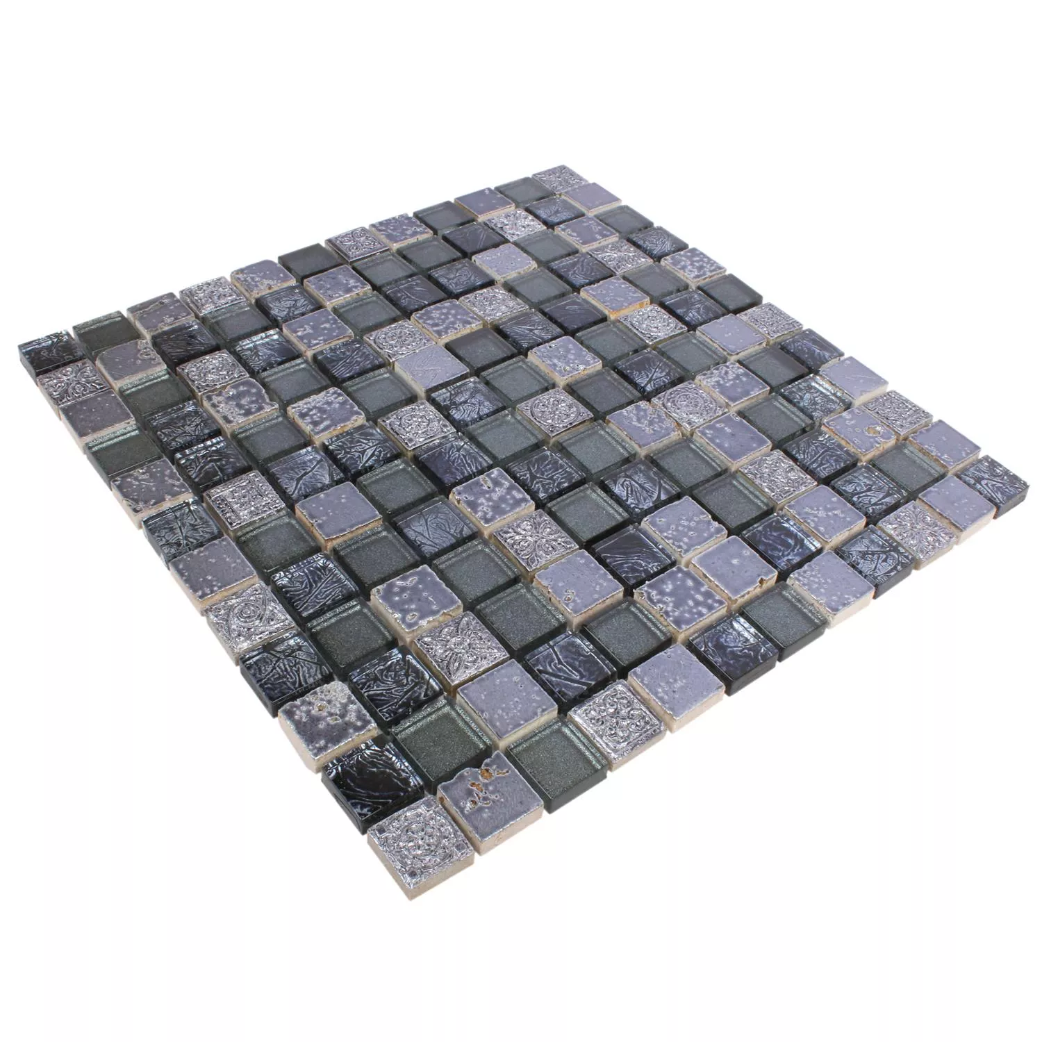 Sample Mosaic Tiles Glass Natural Stone Maya