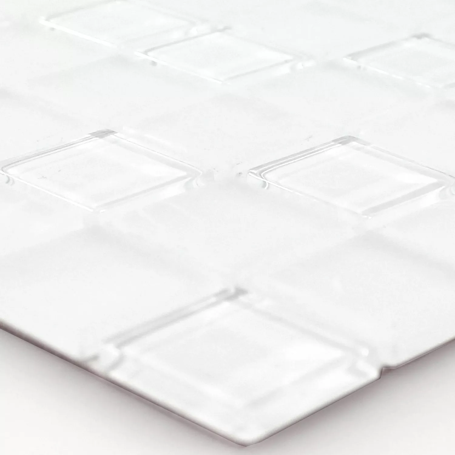 Autoadesivo Mosaico Vetro Bianco