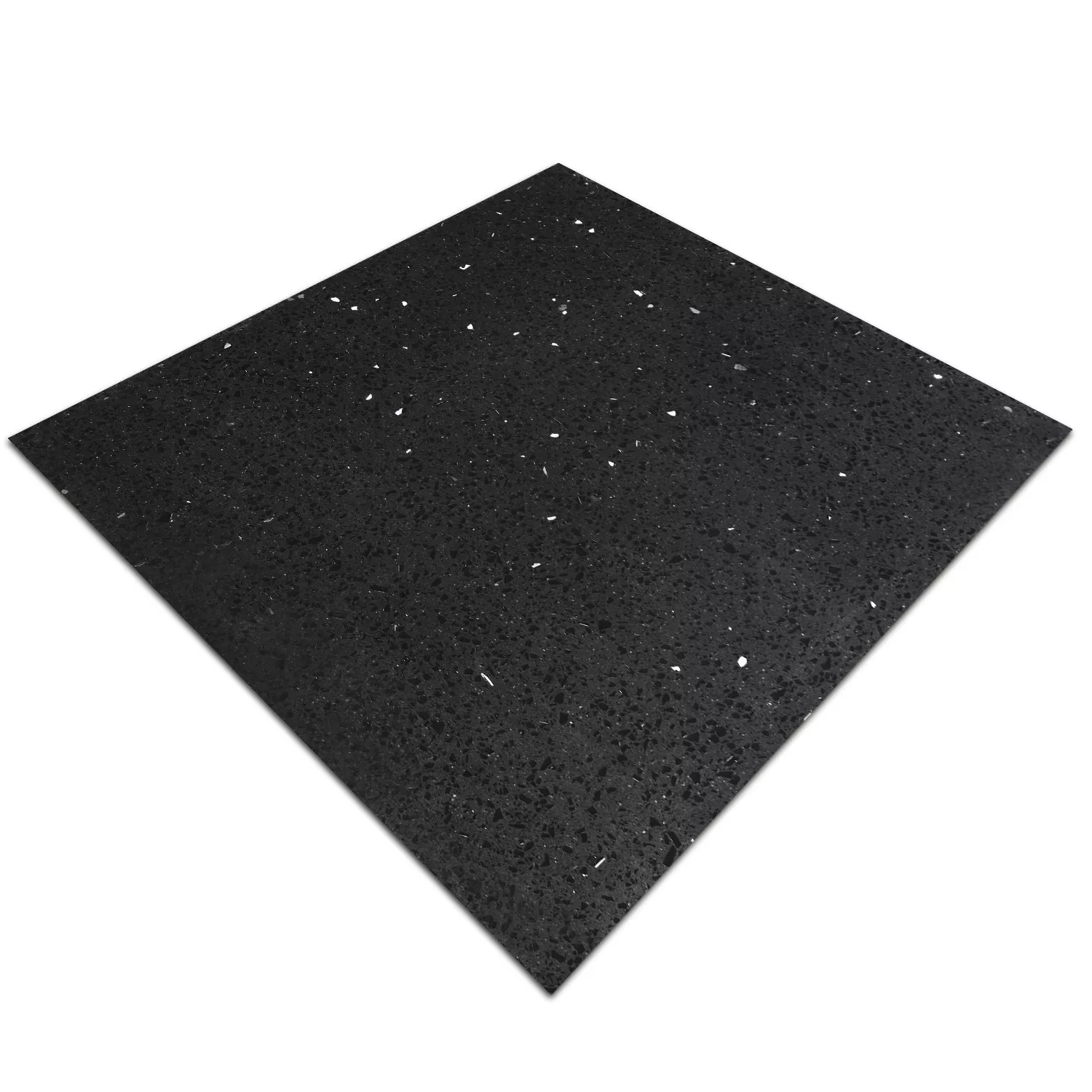 Échantillon Carrelage Sol Et Mur Quartz Composite Noir 30x30cm