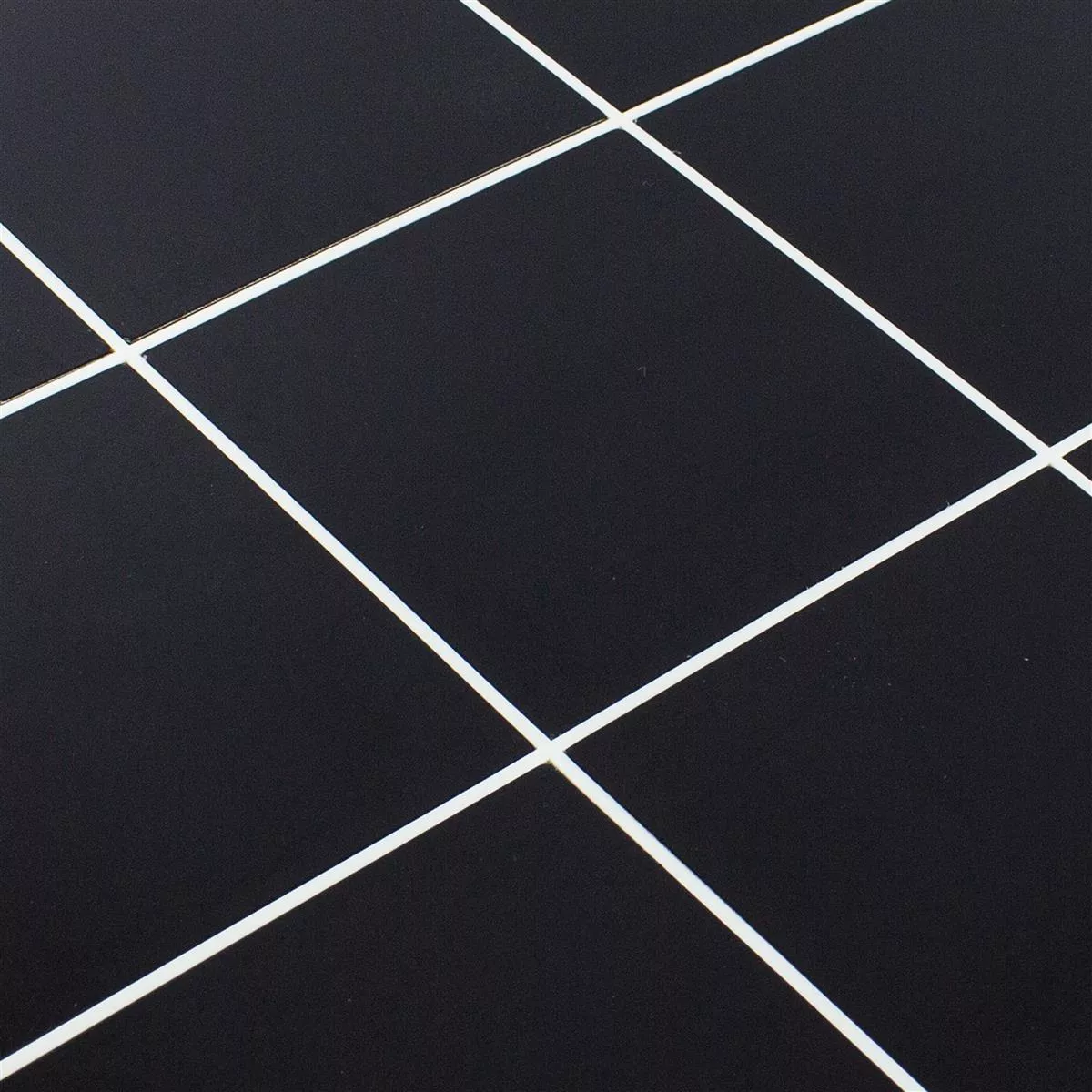Aluminium Mozaïektegel Lenora Zelfklevende Zwart