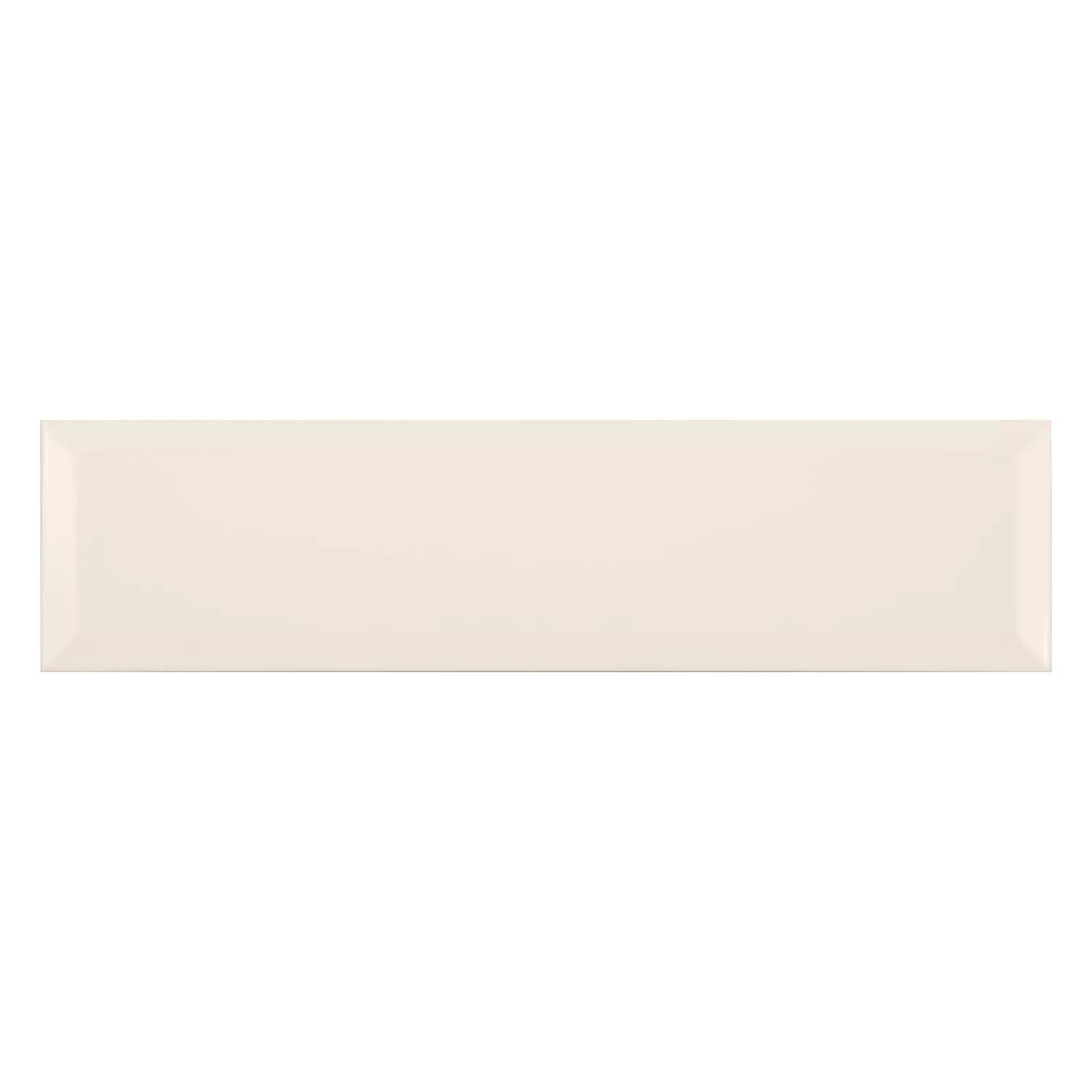 Metro flis Beige Frostet 7,5x30 cm Fasett Freiberg Marfil