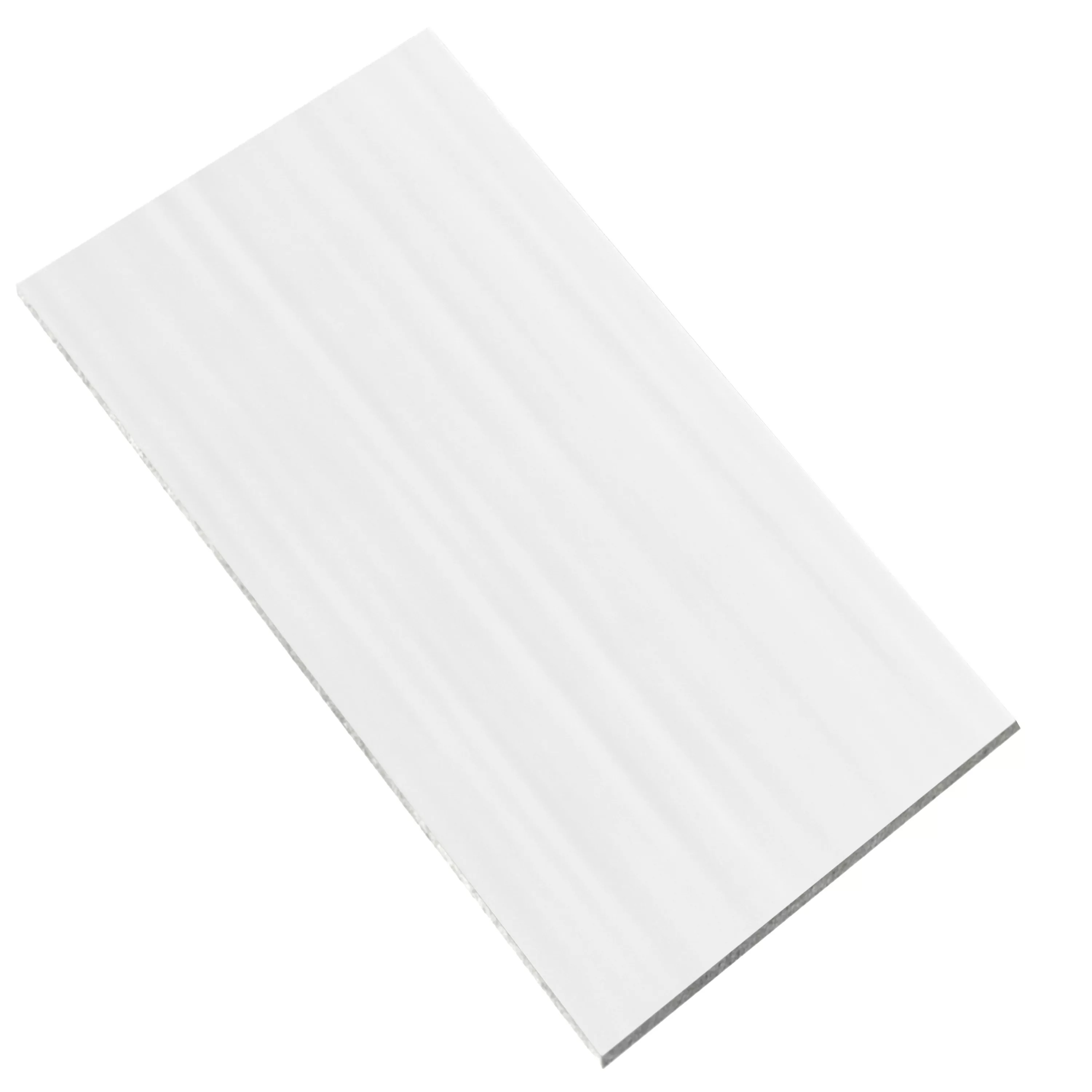 Vzorek Nástěnné Obklady Richard Vlna 30x60cm Bílá Matný