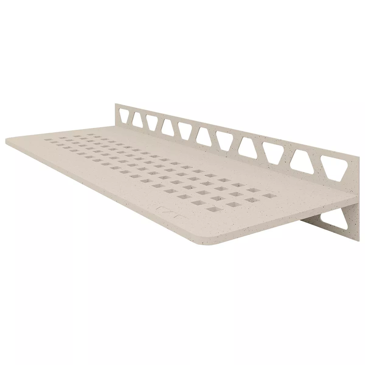 Shower shelf wall shelf Schlüter Rectangle 30x11,5cm Square Ivory Shower shelf wall shelf Schlüter Rectangle 30x11,5cm Square Ivory