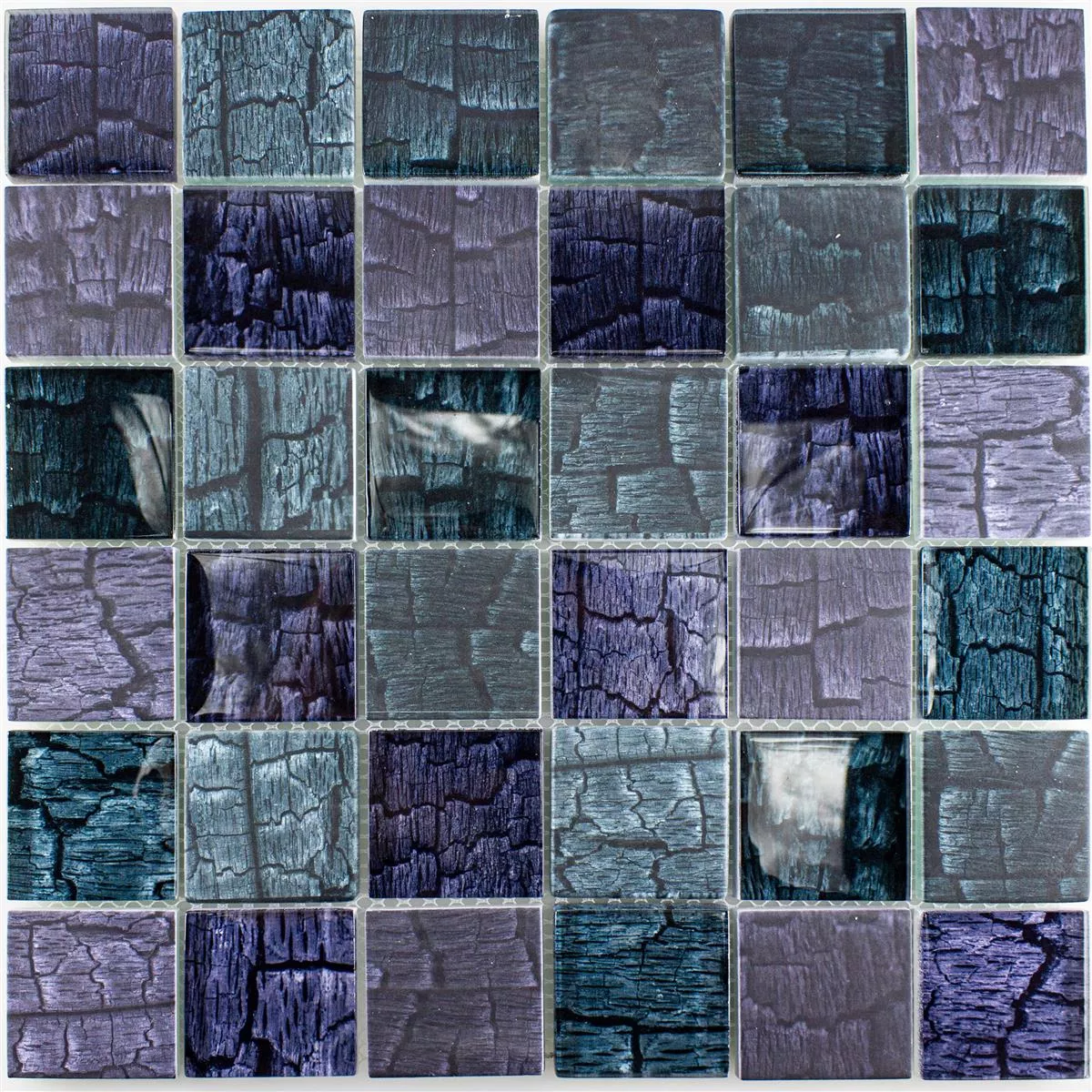 Mozaiki Szklana Płytki Saraland Zielony