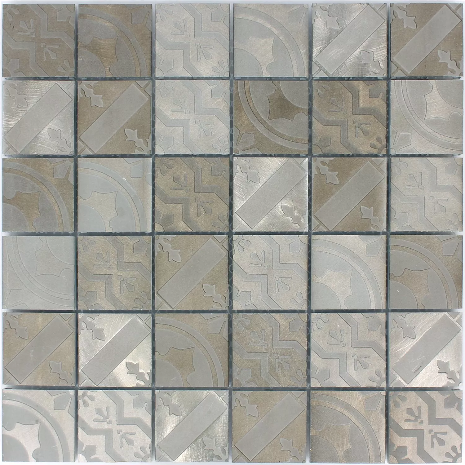 Azulejo Mosaico Alumínio Callao Marrom