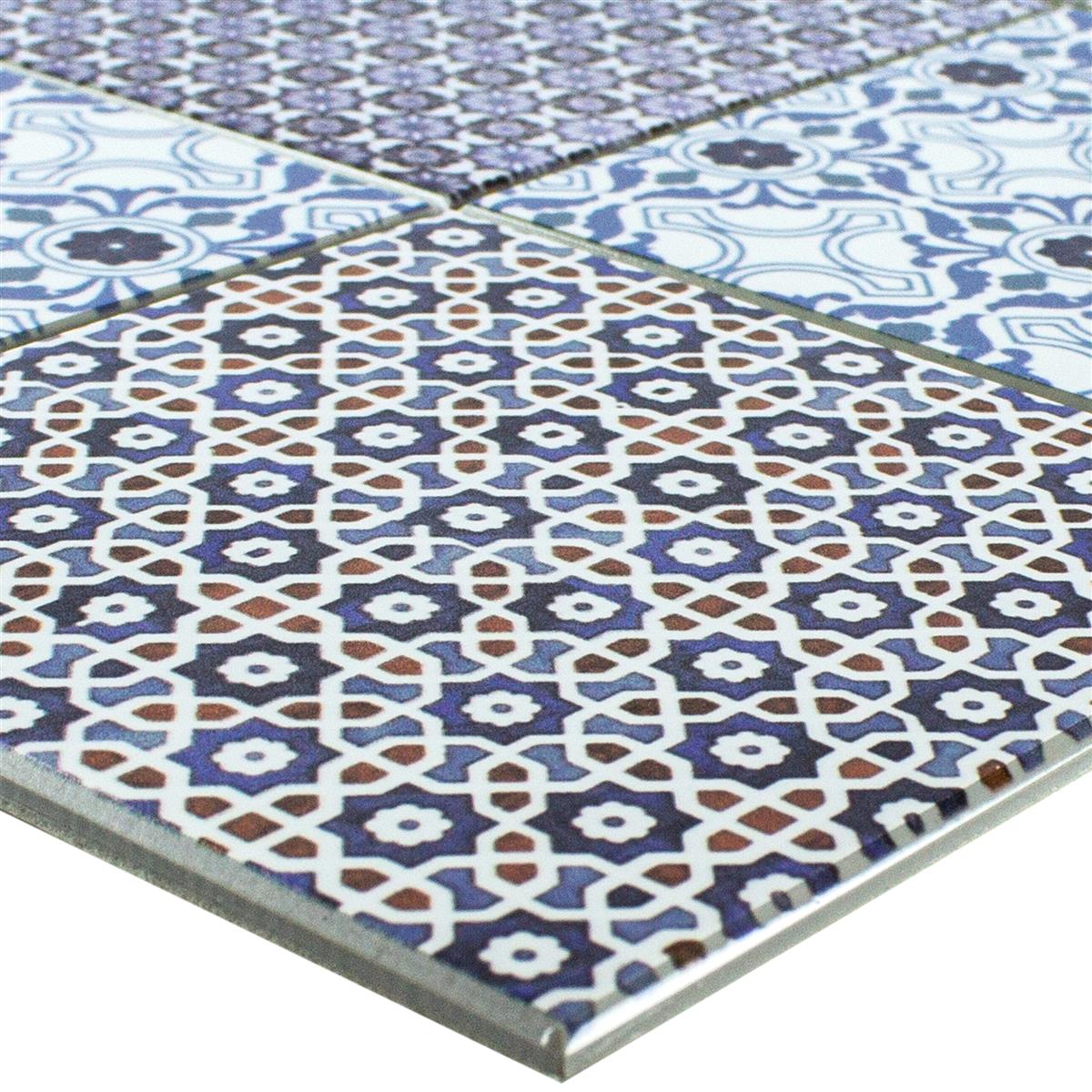 Vinyl Mosaic Tiles Self Adhesive Poznan Blue
