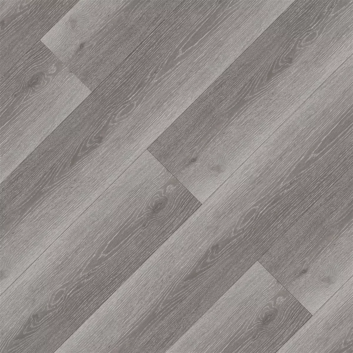 Vinyl Floor Tiles Click System Woodburn Grey 17,2x121cm