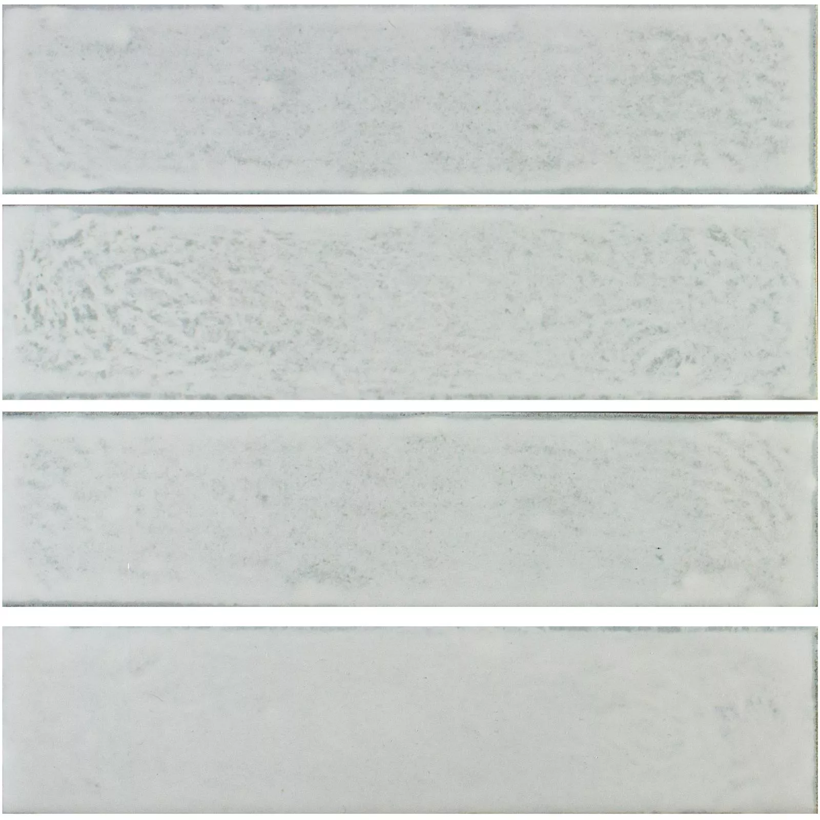 Wall Tile Open Air Waved 6x24cm Blanc