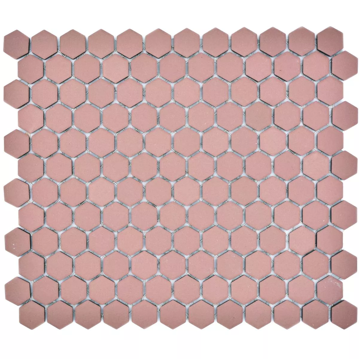 Sample Ceramic Mosaic Bismarck R10B Hexagon Terracotta H23