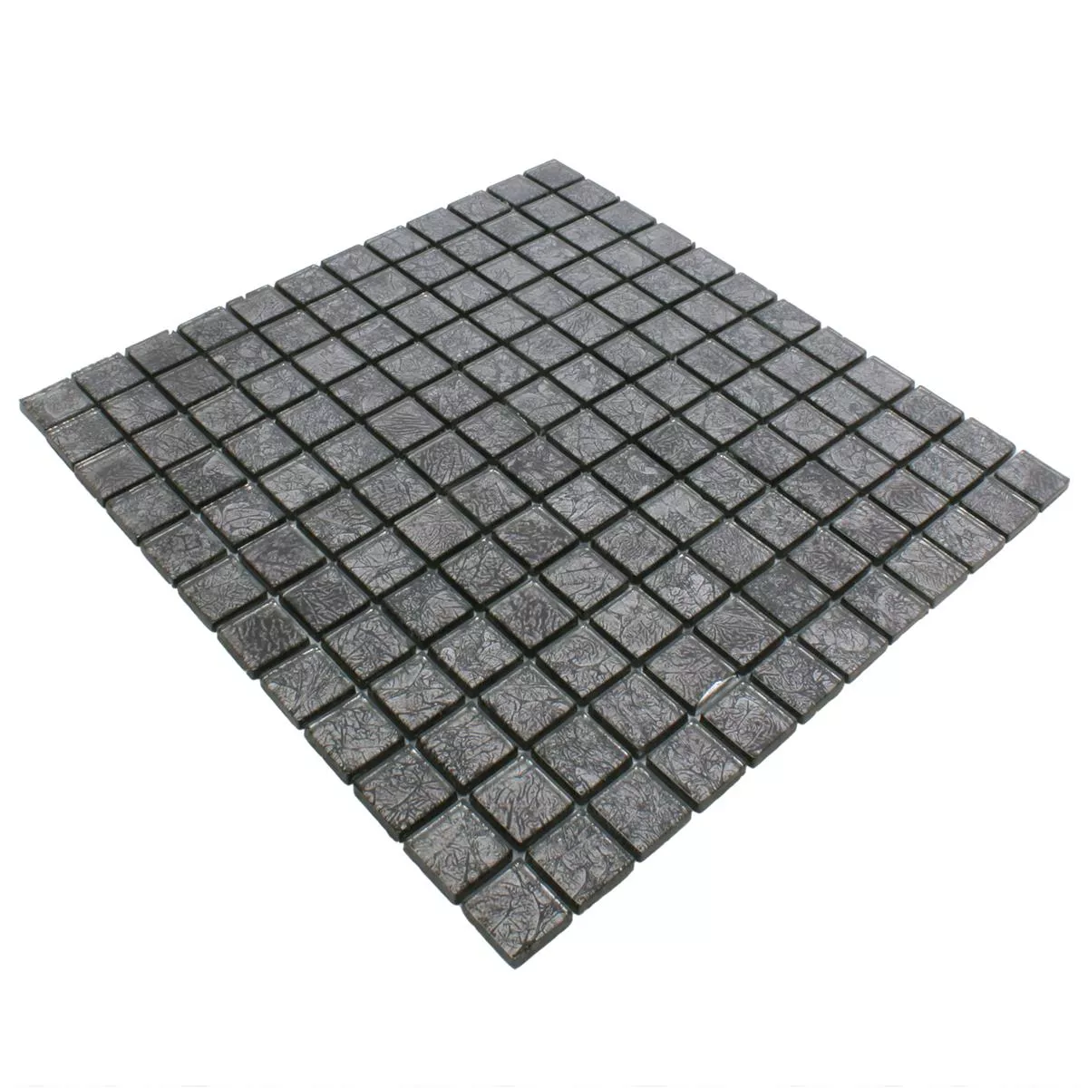 Mosaic Tiles Glass Kandila Black 23x23x4mm