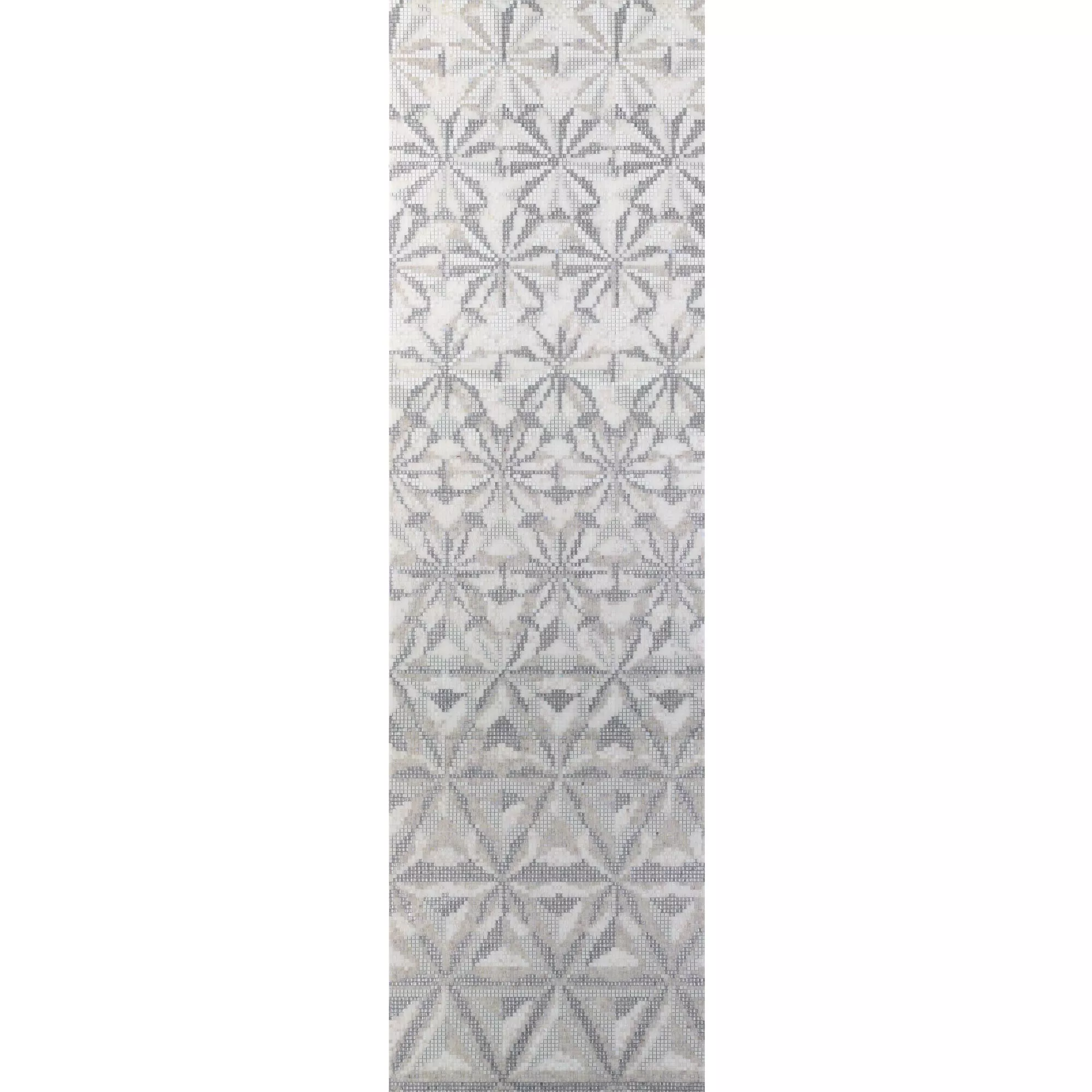 Glasmozaïek Beeld Magicflower White 90x240cm Glasmozaïek Beeld Magicflower White 90x240cm
