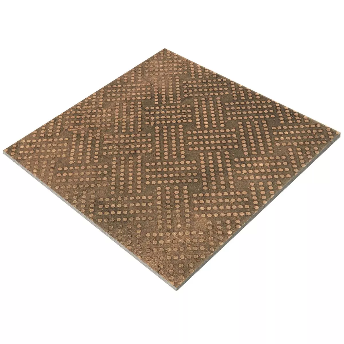 Bodenfliesen Chicago Metalloptik Bronze R9 - 18,5x18,5cm - 1