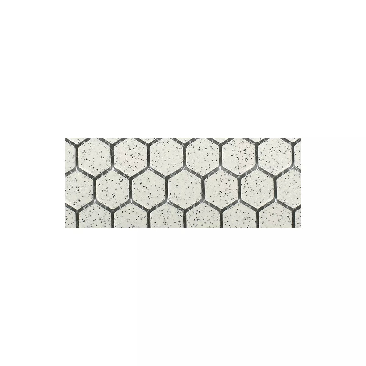 Sample Ceramic Mosaic Tiles Luanda Beige Hexagon