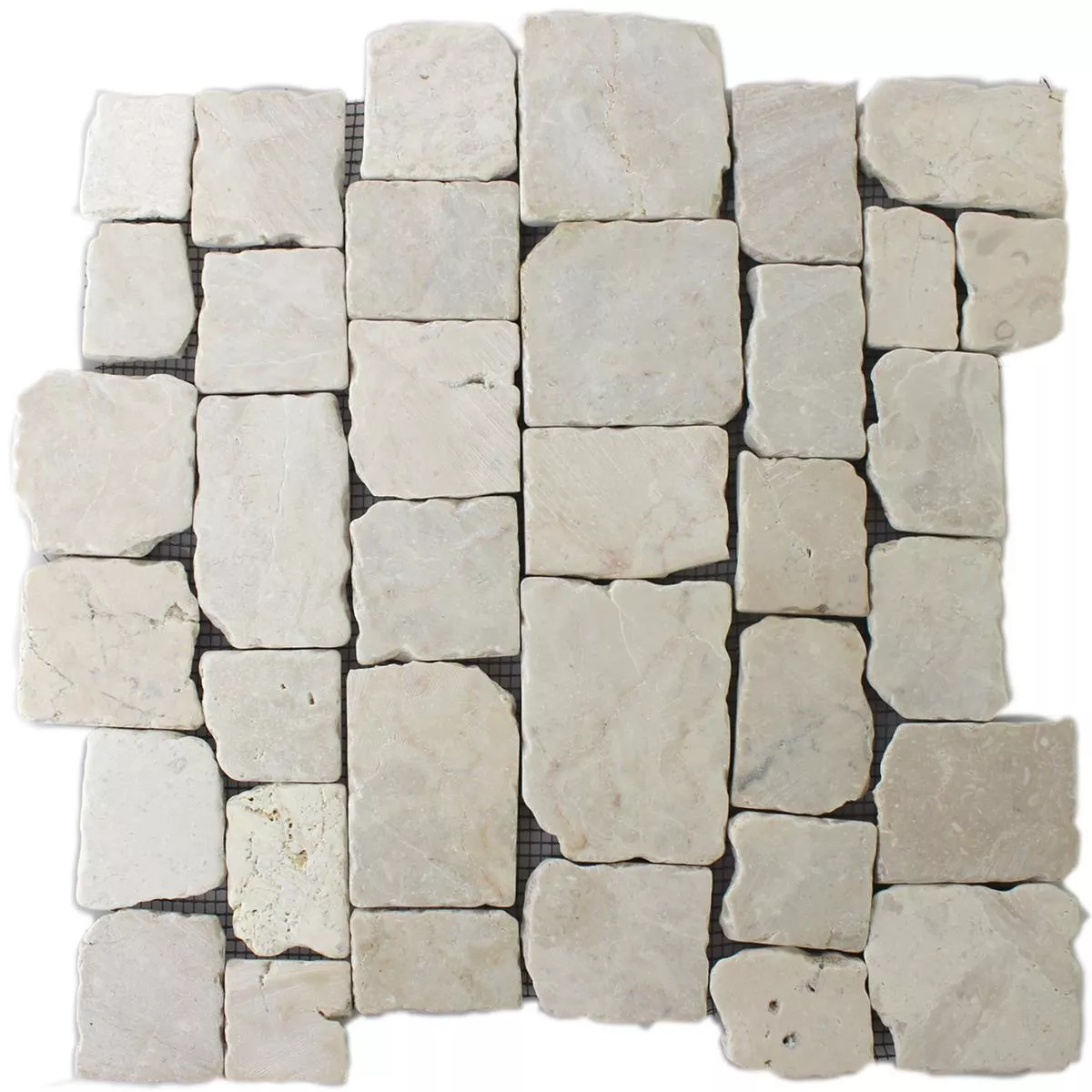 Model din Plăci De Mozaic Piatră Naturală Cream Tobăt