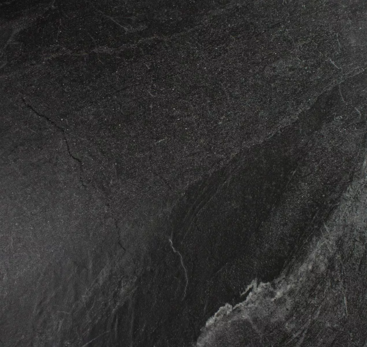 Gulvflis Eldian Svart Skifer Utseende 60x60cm Gulvflis Eldian Svart Skifer Utseende 60x60cm