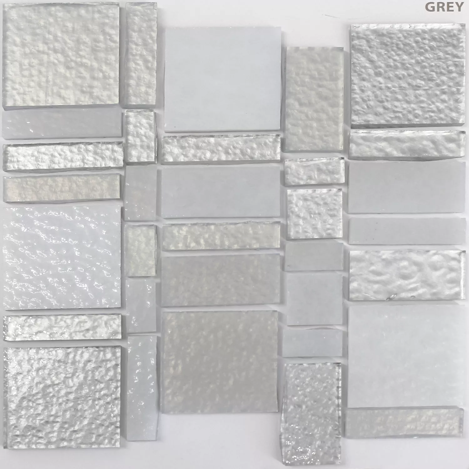 Glass Tiles Trend-Vi Mosaic Liberty Grey