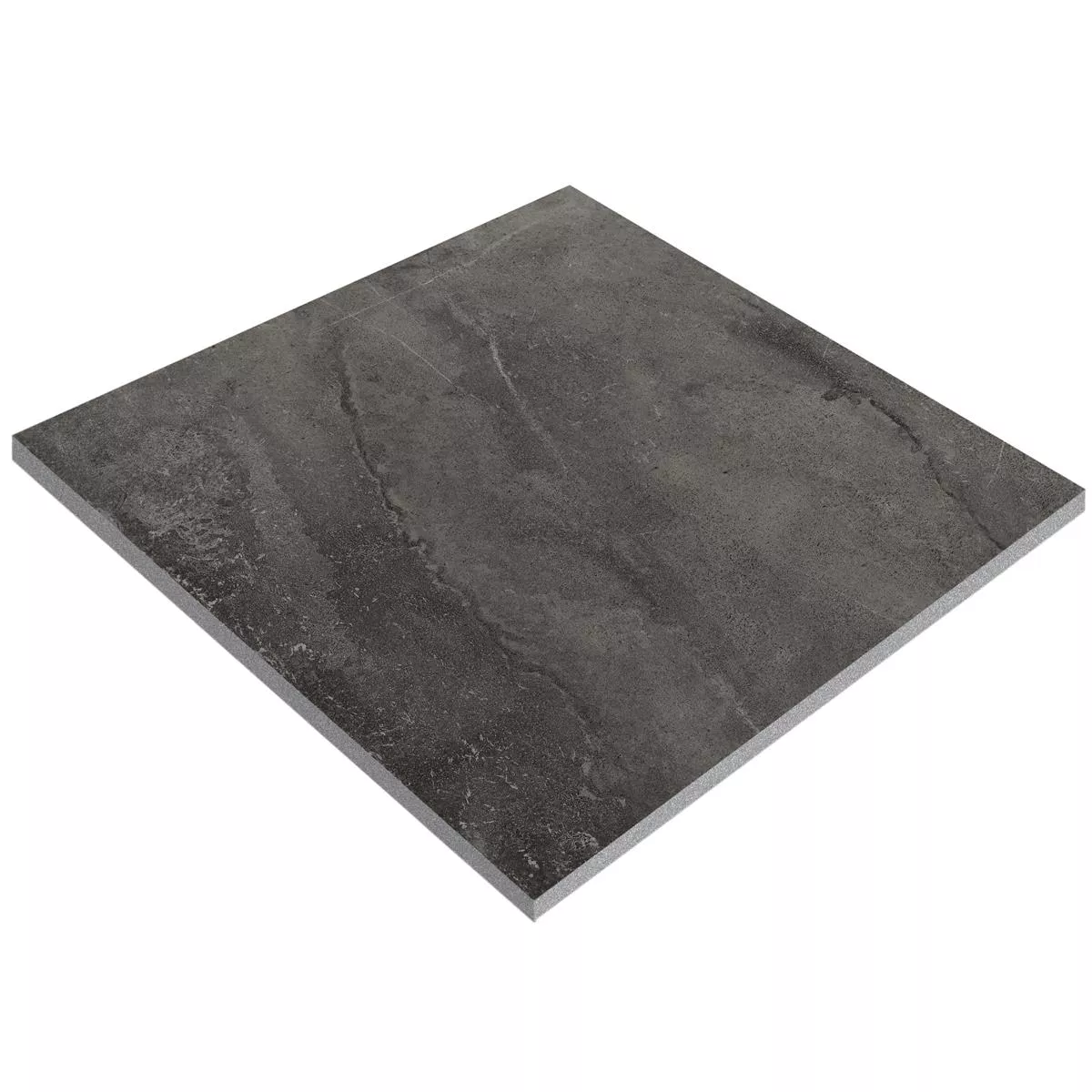 Terrace Tiles Porcelain Stoneware Hammond Anthracite 60x60x2 cm