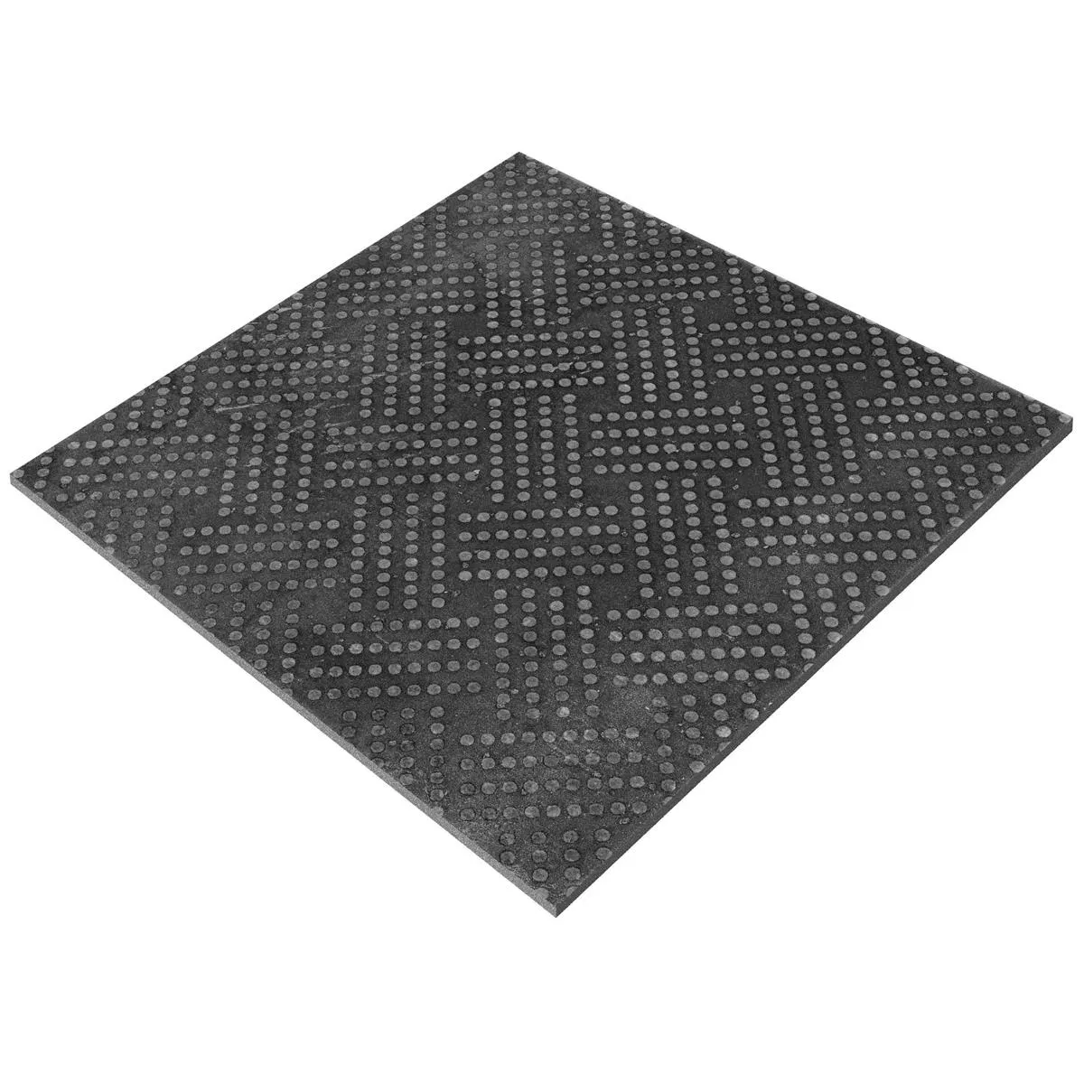 Bodenfliesen Chicago Metalloptik Anthrazit R9 - 18,5x18,5cm Pattern 1