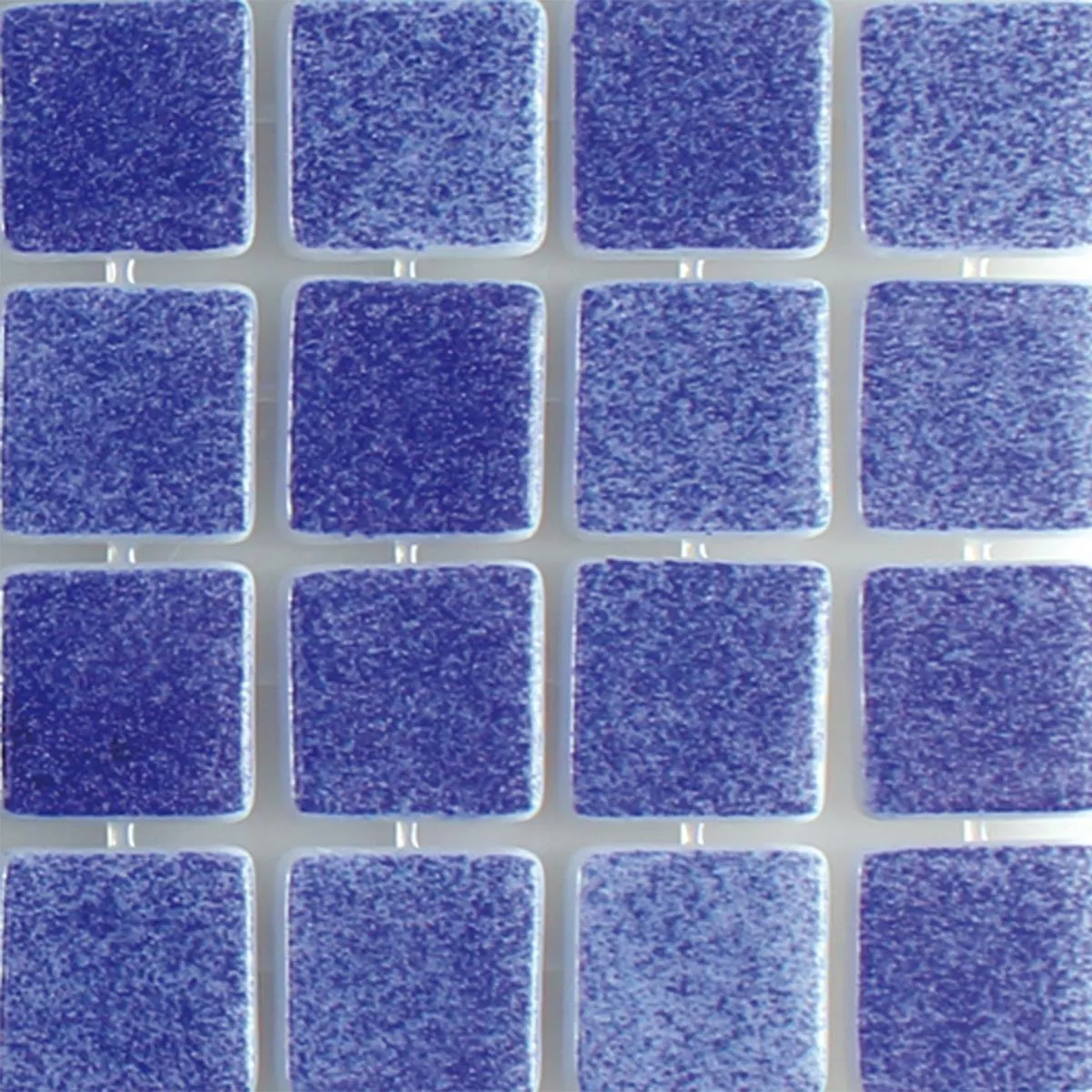 Échantillon Verre Piscine Mosaïque Lagune R11C Bleu Foncé