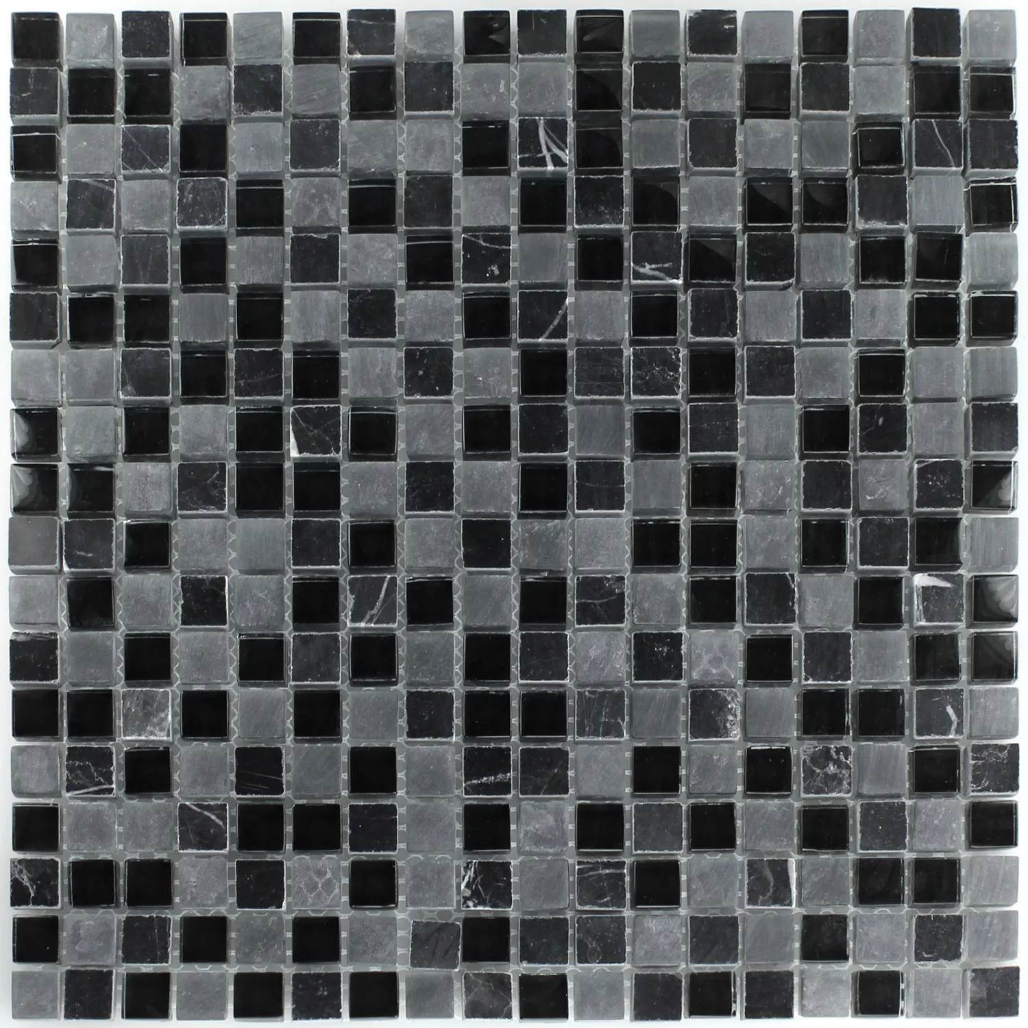 Mozaiková Dlaždice Sklo Mramor Zambia 15x15x8mm