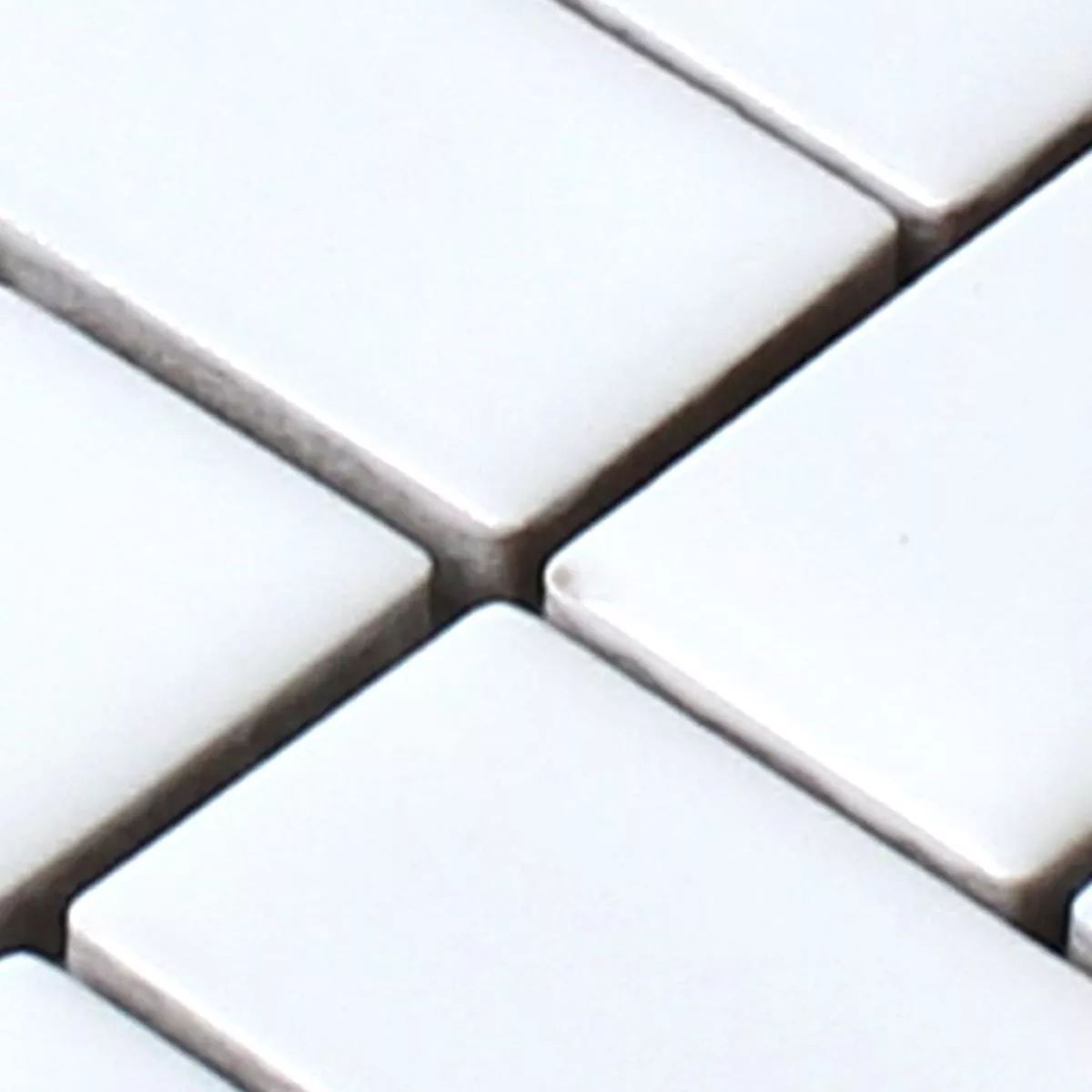 Model din Plăci De Mozaic Ceramică Cristianos Alb Înghețată