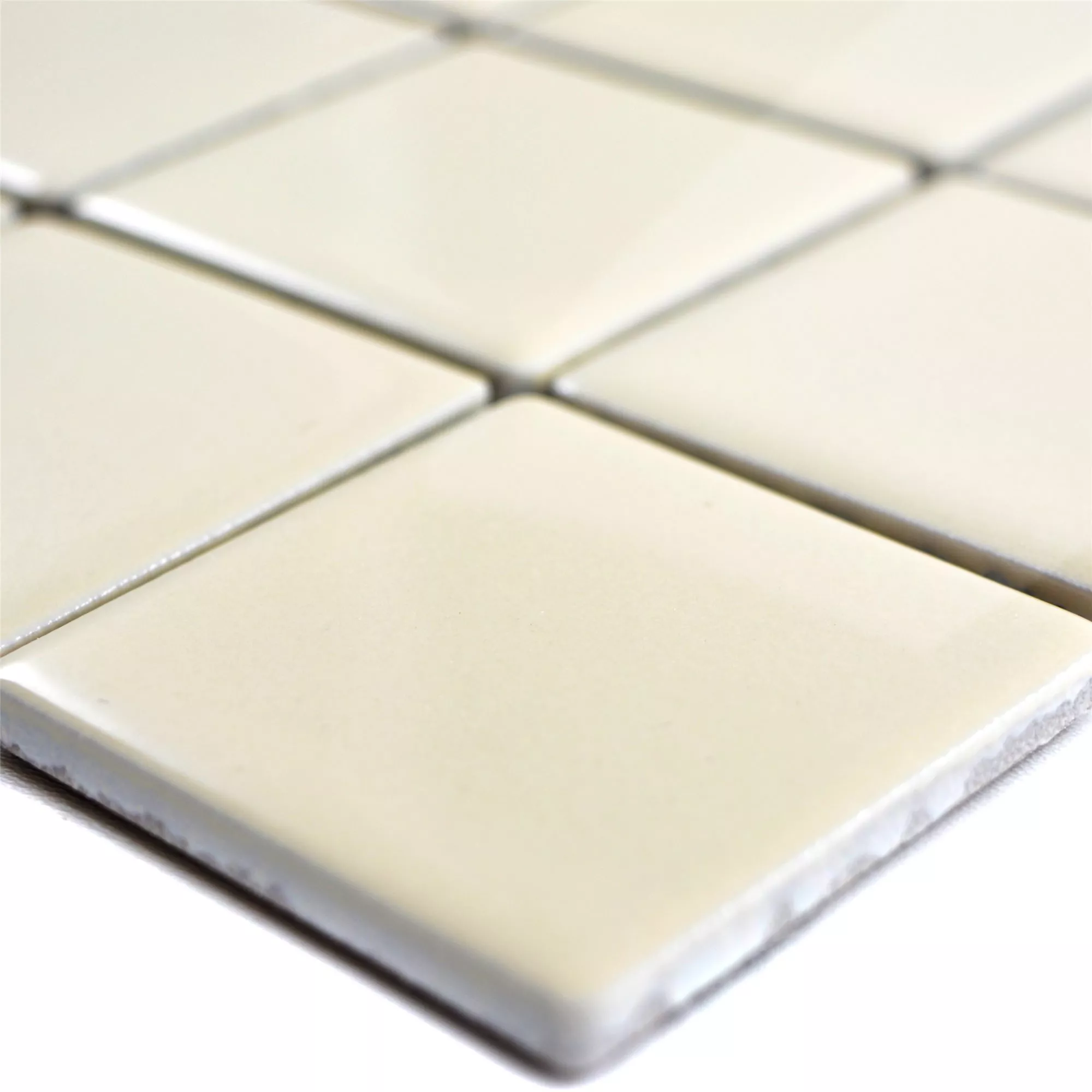 Céramique Mosaïque Carrelage Adrian Beige Brillant Carré 48 Céramique Mosaïque Carrelage Adrian Beige Brillant Carré 48