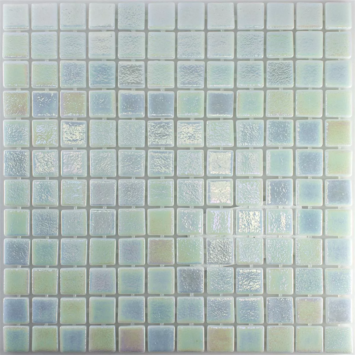 Glass Svømmebasseng Mosaikk McNeal Hvit 25