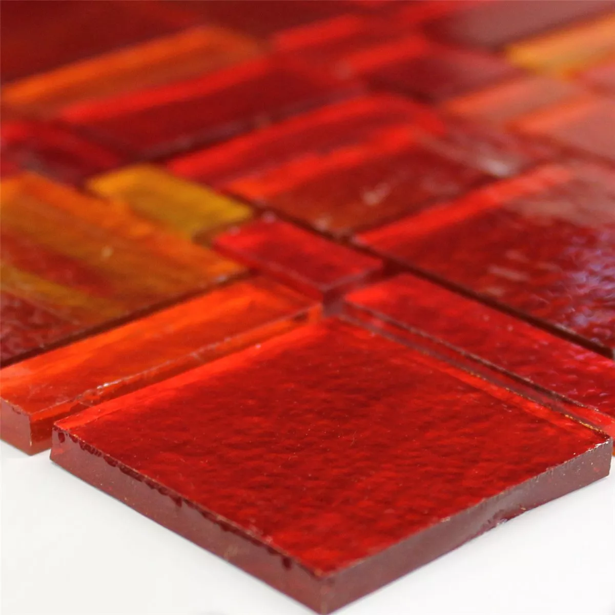 Glass Tiles Trend-Vi Mosaic Liberty Red