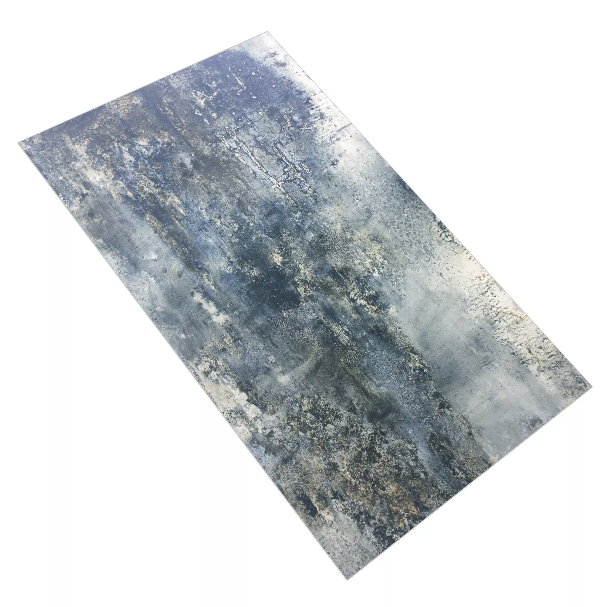 Sample Vloertegels Algier Glanzend Blauw 60x120cm
