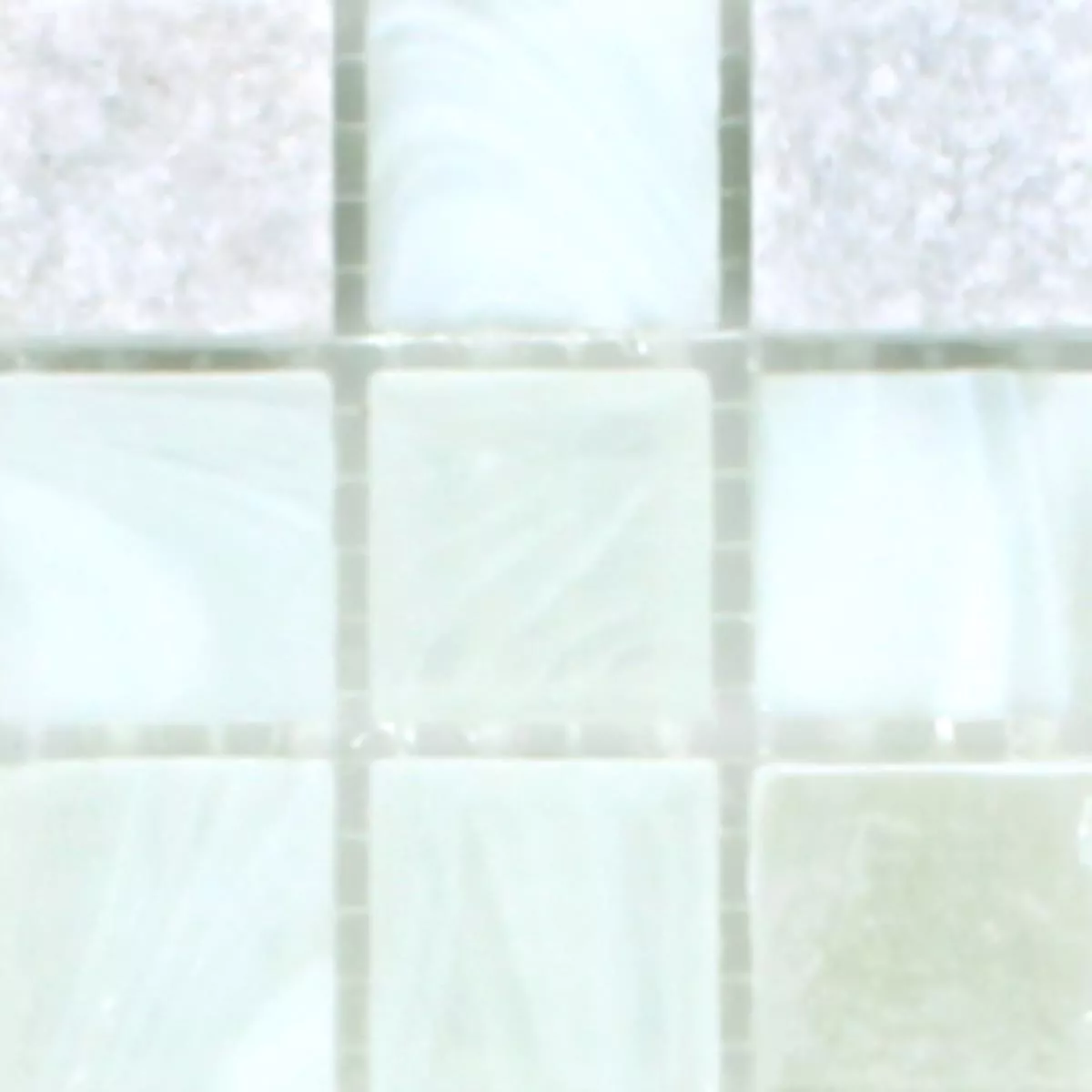 Uzorak Mozaik Staklo Prirodni Kamen Daily Rush Bijela Cream