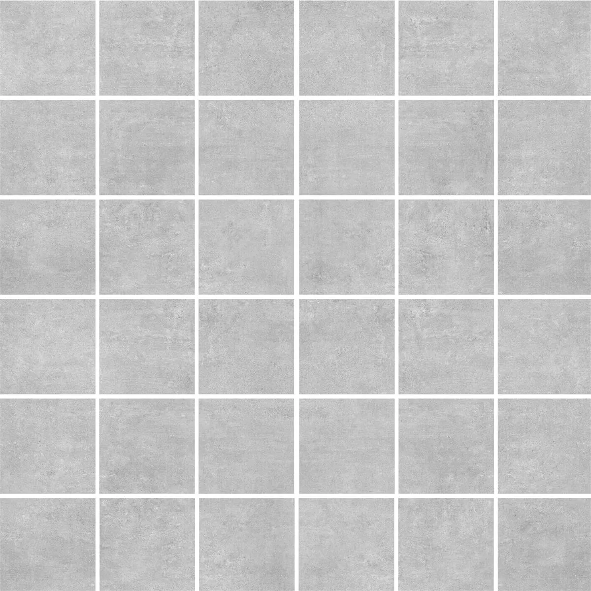 Mosaic Tile Cairo Grey Square 6mm Mosaic Tile Cairo Grey Square 6mm