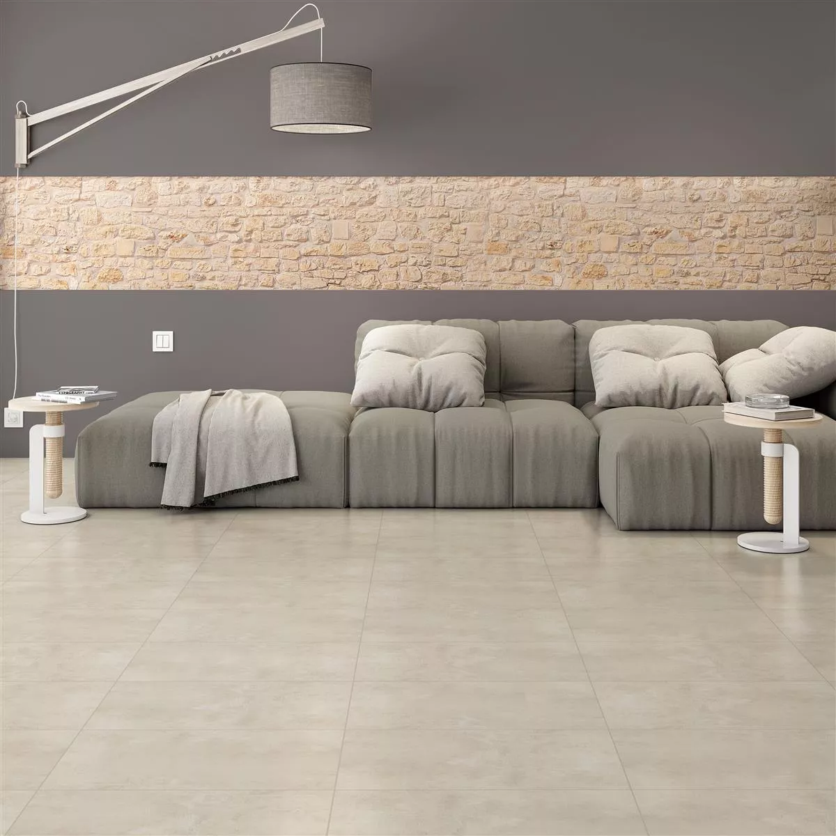 Sample Floor Tiles Assos Beton Optic R10/B Beige 30x60cm